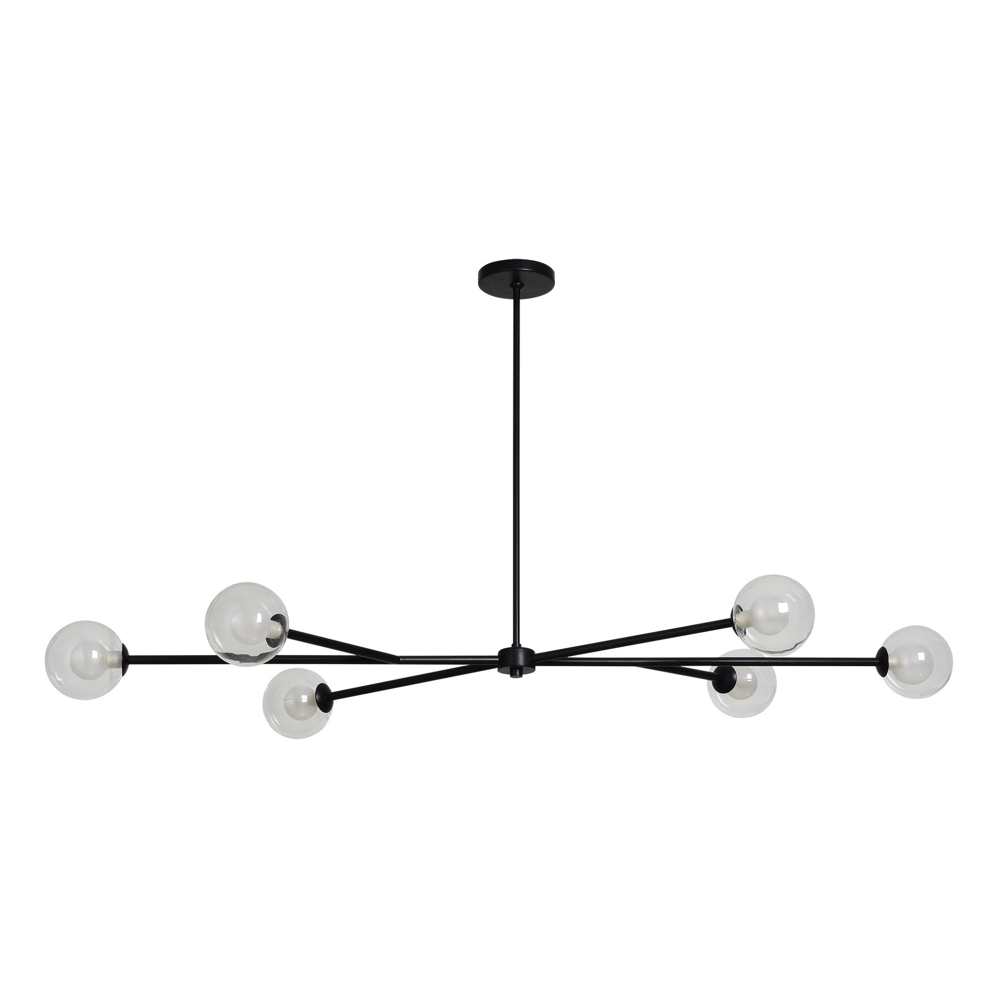 Endah 4.75" Length Ceiling Fixture, Matte Black-Ceiling Fixture-DECOROLALA