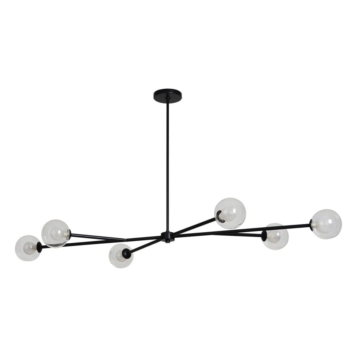 Endah 4.75" Length Ceiling Fixture, Matte Black-Ceiling Light Fixtures-DECOROLALA