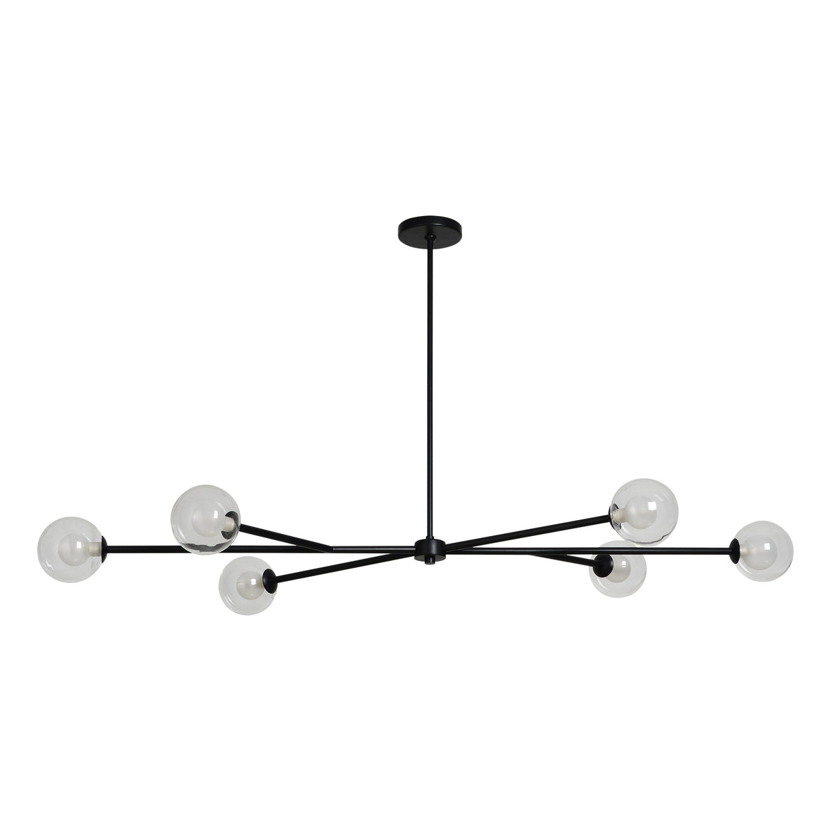 Endah 4.75" Length Ceiling Fixture, Matte Black-Ceiling Light Fixtures-DECOROLALA