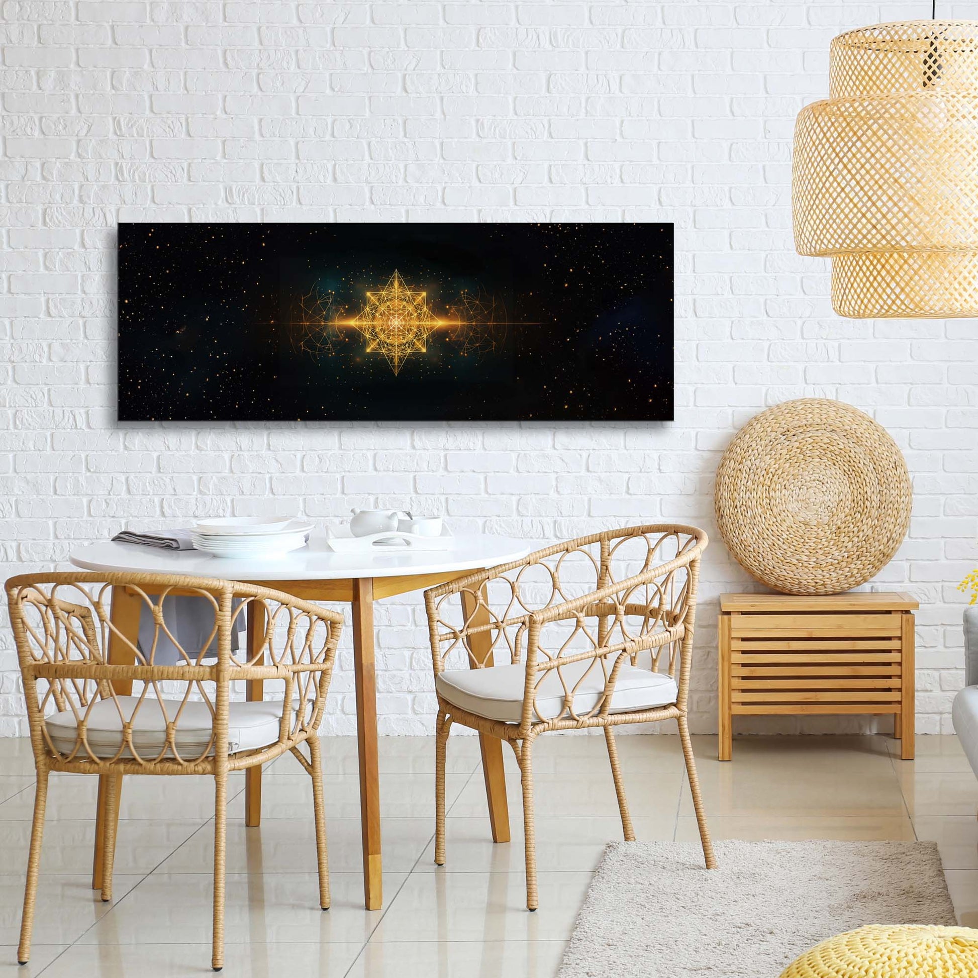 Energy of Universe Canvas Wall Art 72x24in-Wall Art-DECOROLALA
