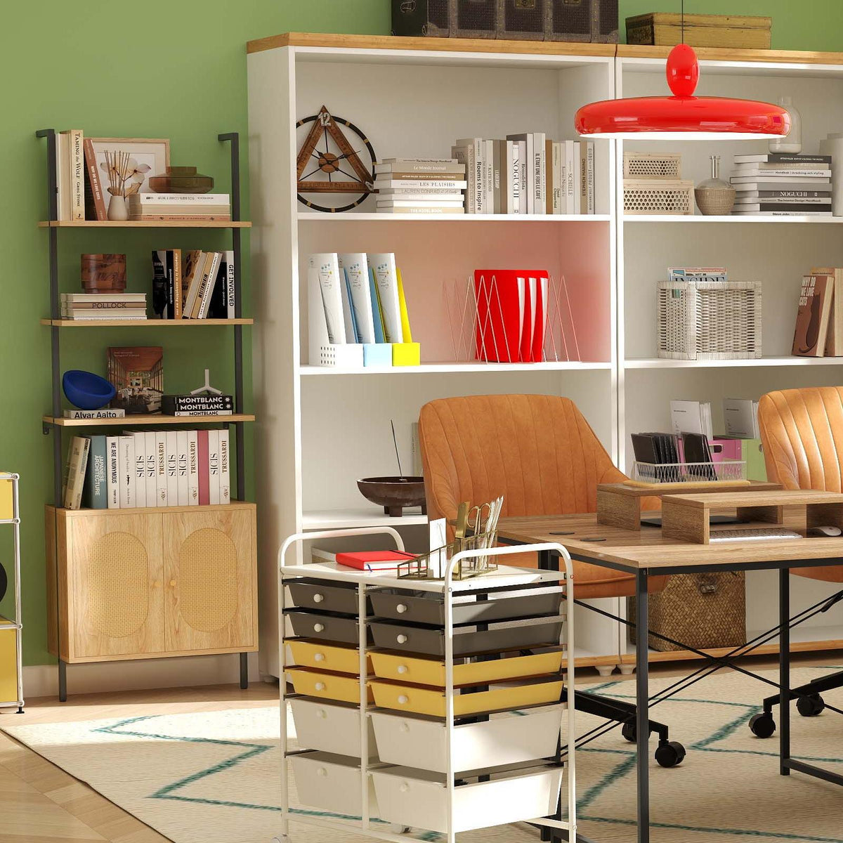 Ergo Comfort with Storage Suite: 6-in-1 Smart Office Bundle-Home Office Furniture-DECOROLALA
