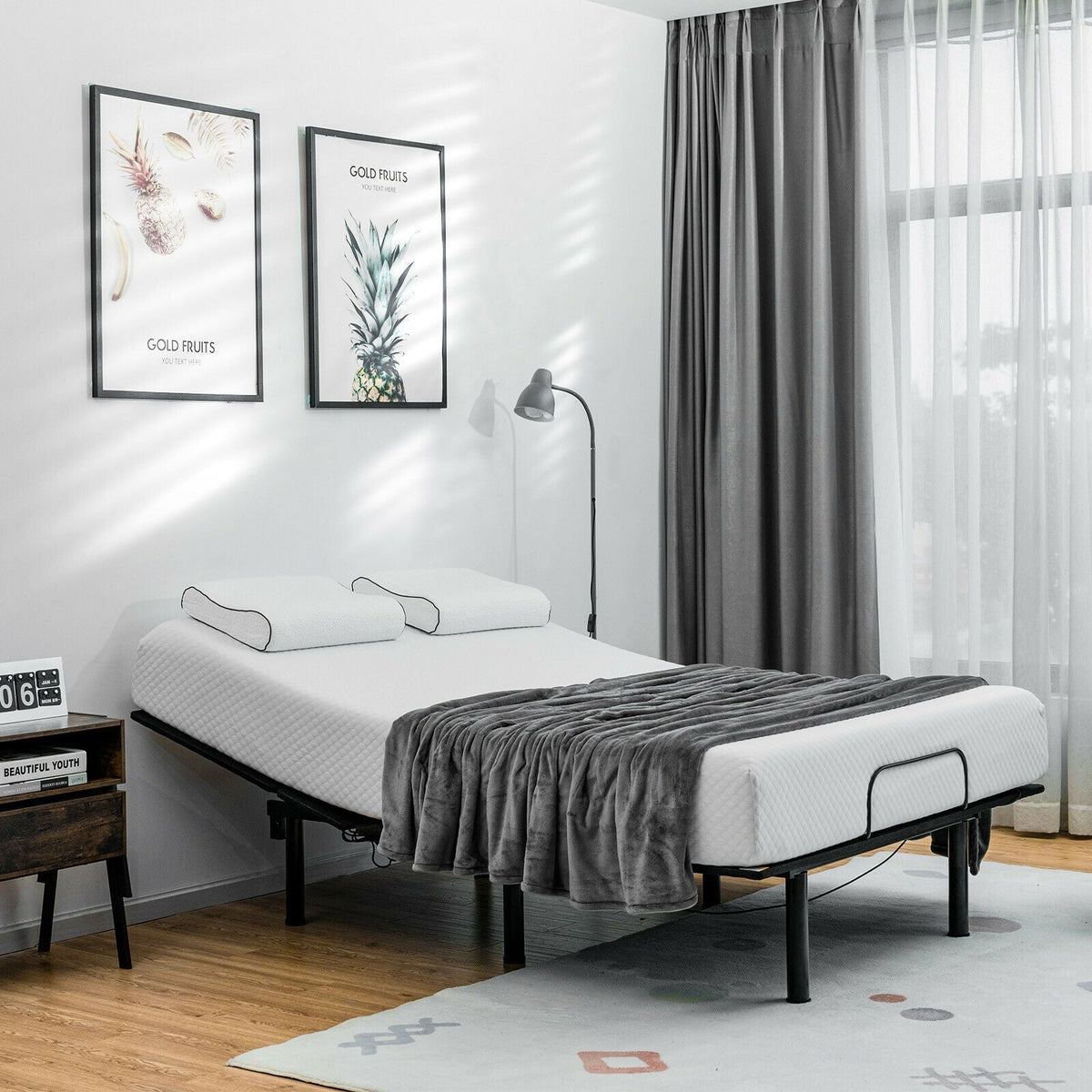 Ergonomic Adjustable Bed Frame-Simple Bed Frame-DECOROLALA