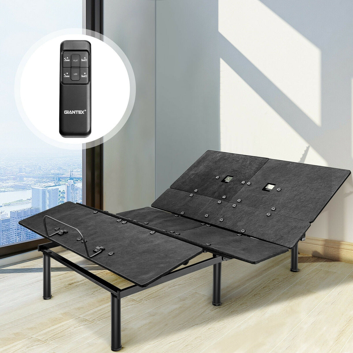 Ergonomic Adjustable Bed Frame-Simple Bed Frame-DECOROLALA