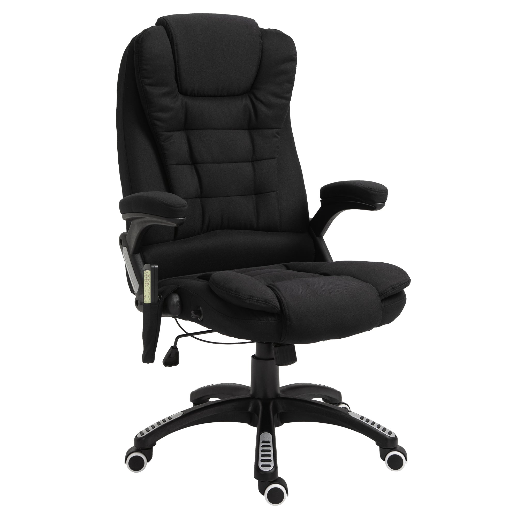 Ergonomic Office Chair Massage Reclining Black-DECOROLALA
