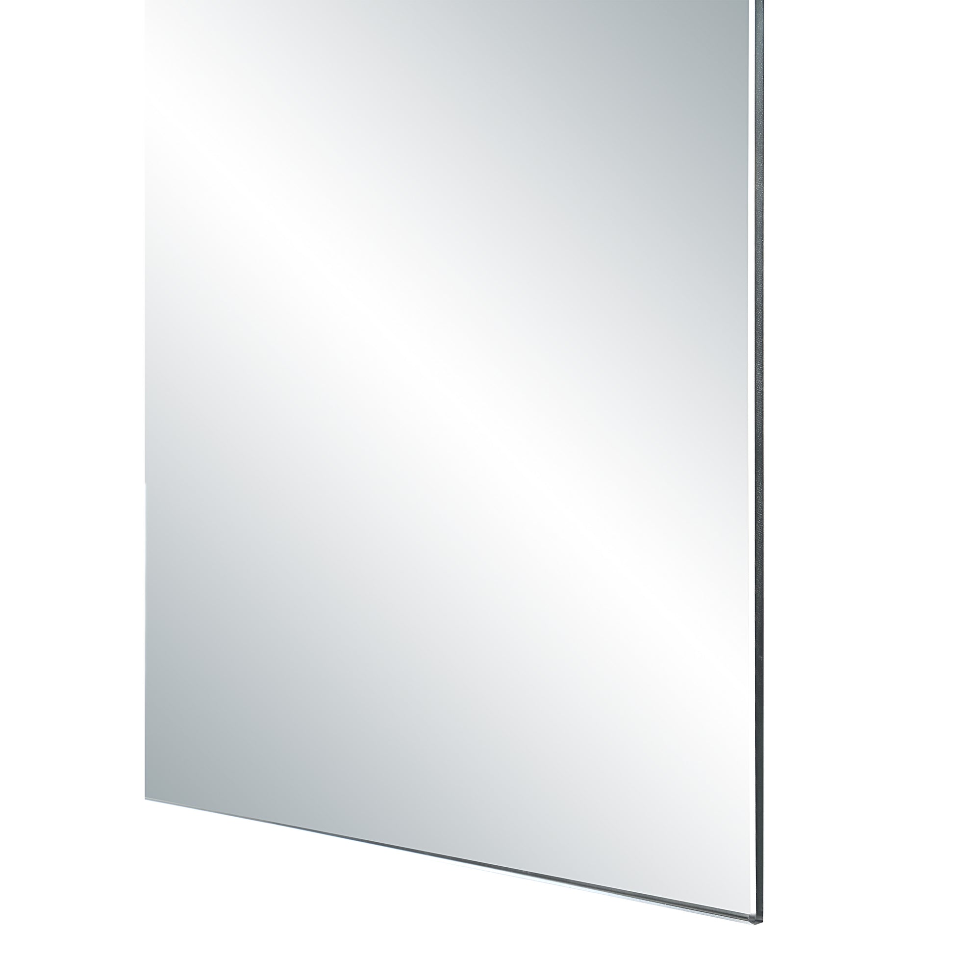 Erica 44" H x 30" W Wall Mirror, Silver-Mirror-DECOROLALA