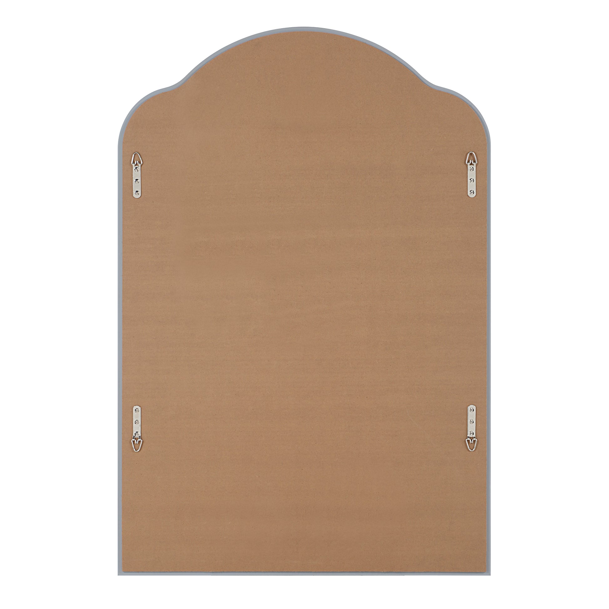 Erica 44" H x 30" W Wall Mirror, Silver-Mirror-DECOROLALA