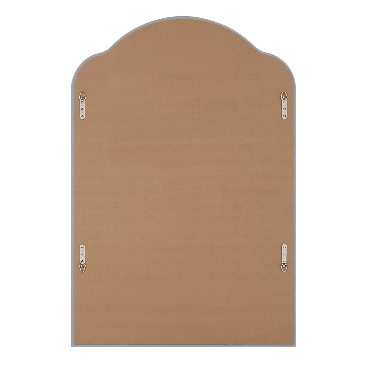 Erica 44" H x 30" W Wall Mirror, Silver-Mirrors-DECOROLALA