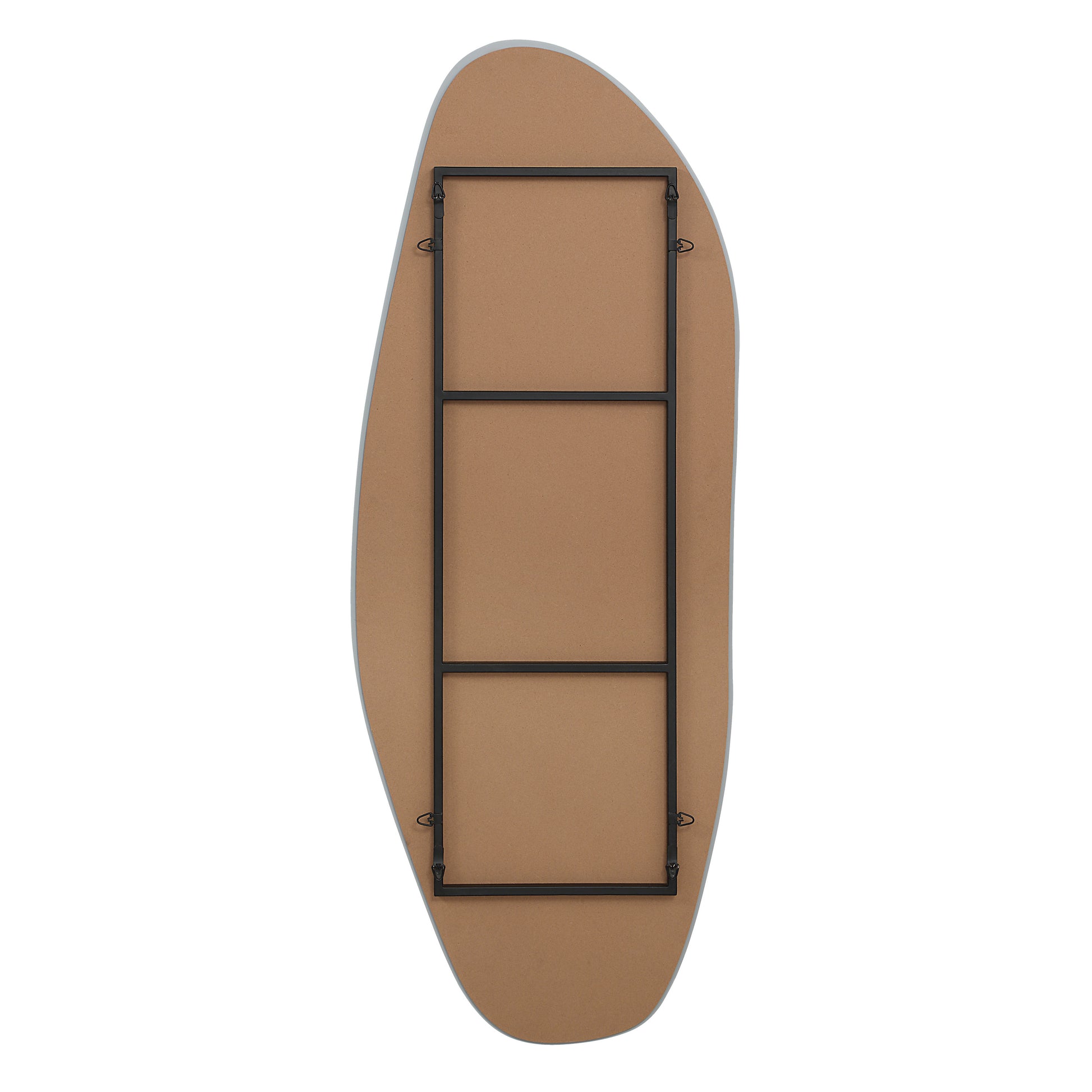 Erice 65" H x 25.5" W Wall Mirror, Grey-Mirror-DECOROLALA