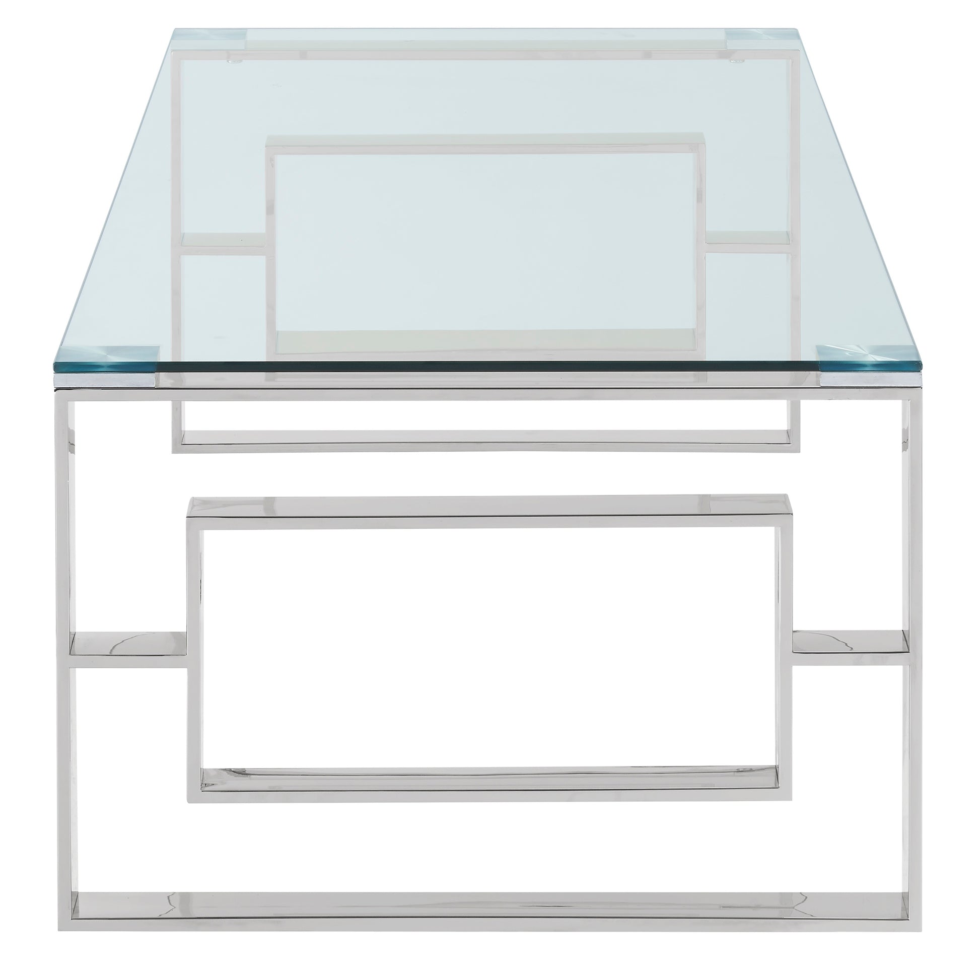 Eros Coffee Table - Silver Modern Design-DECOROLALA