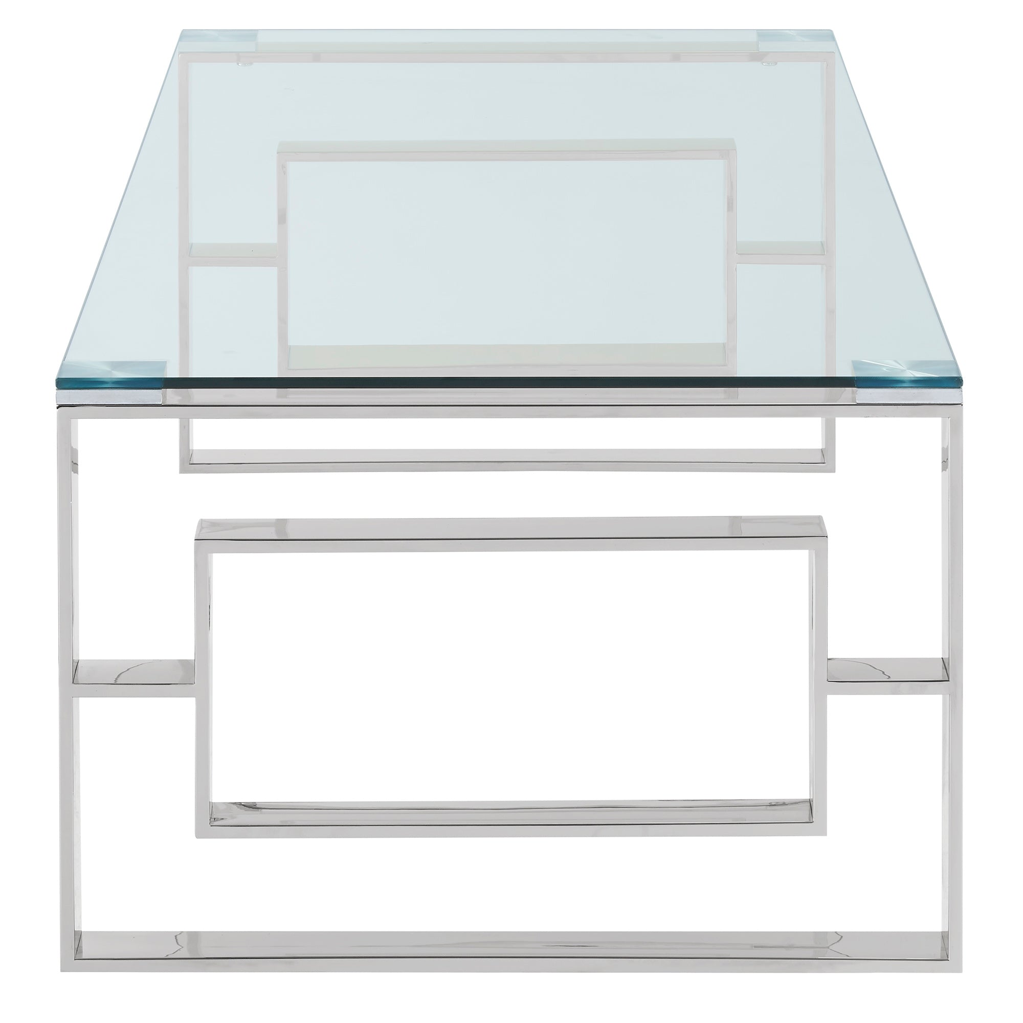 Eros Coffee Table - Silver Modern Design-DECOROLALA