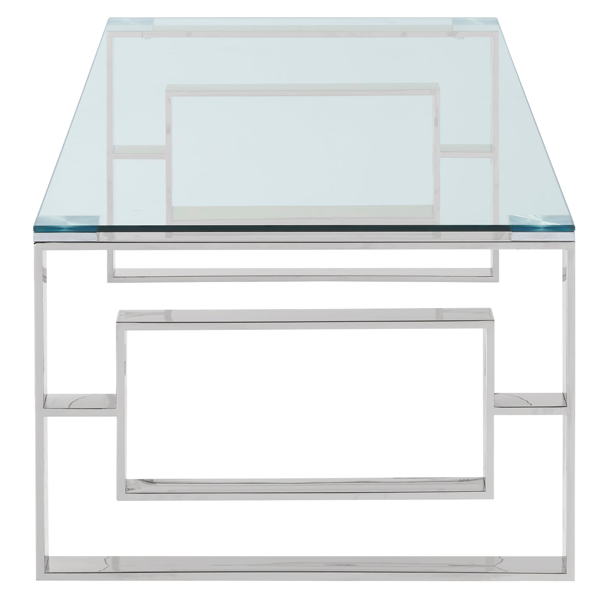 Eros Coffee Table - Silver Modern Design-DECOROLALA