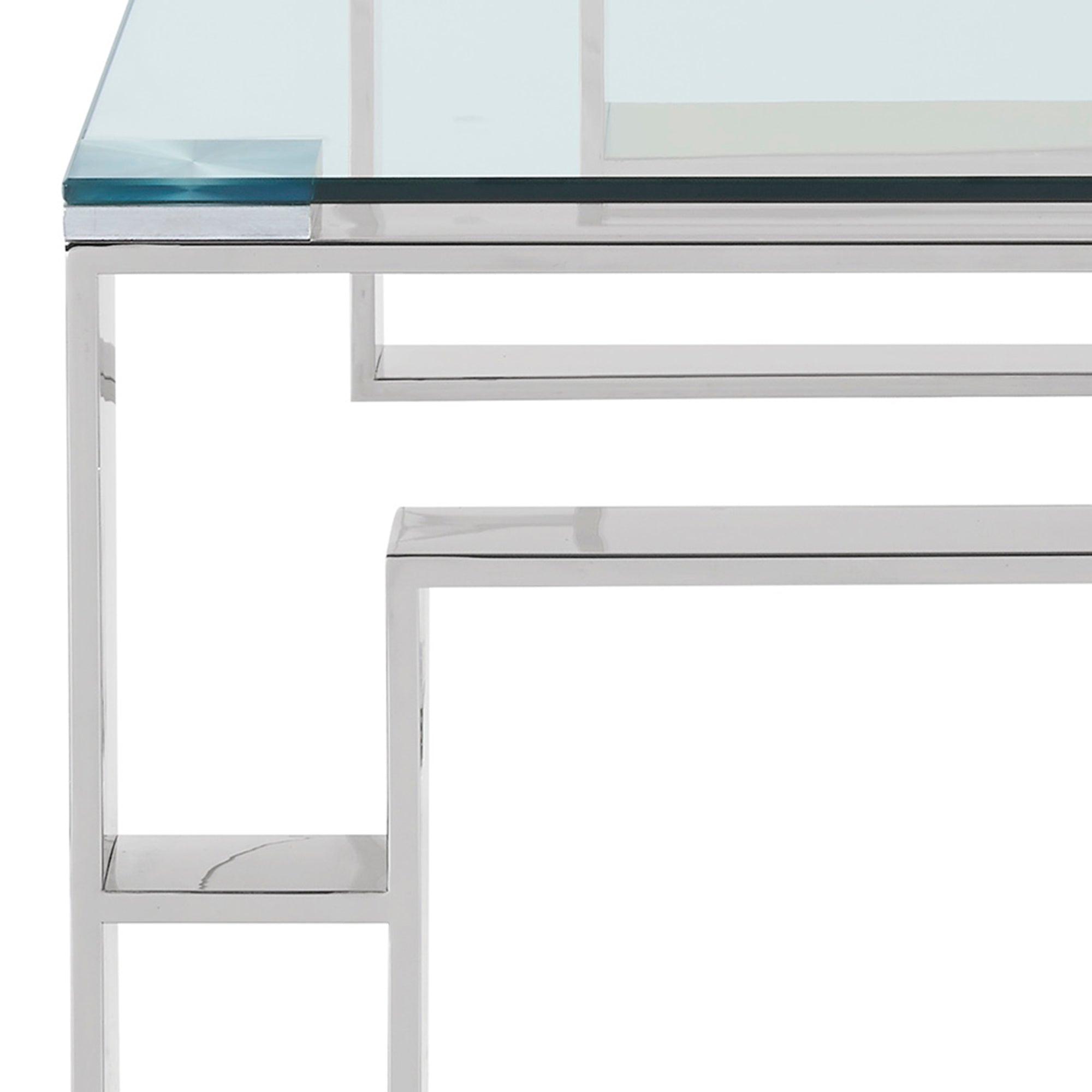 Eros Coffee Table - Silver Modern Design-DECOROLALA