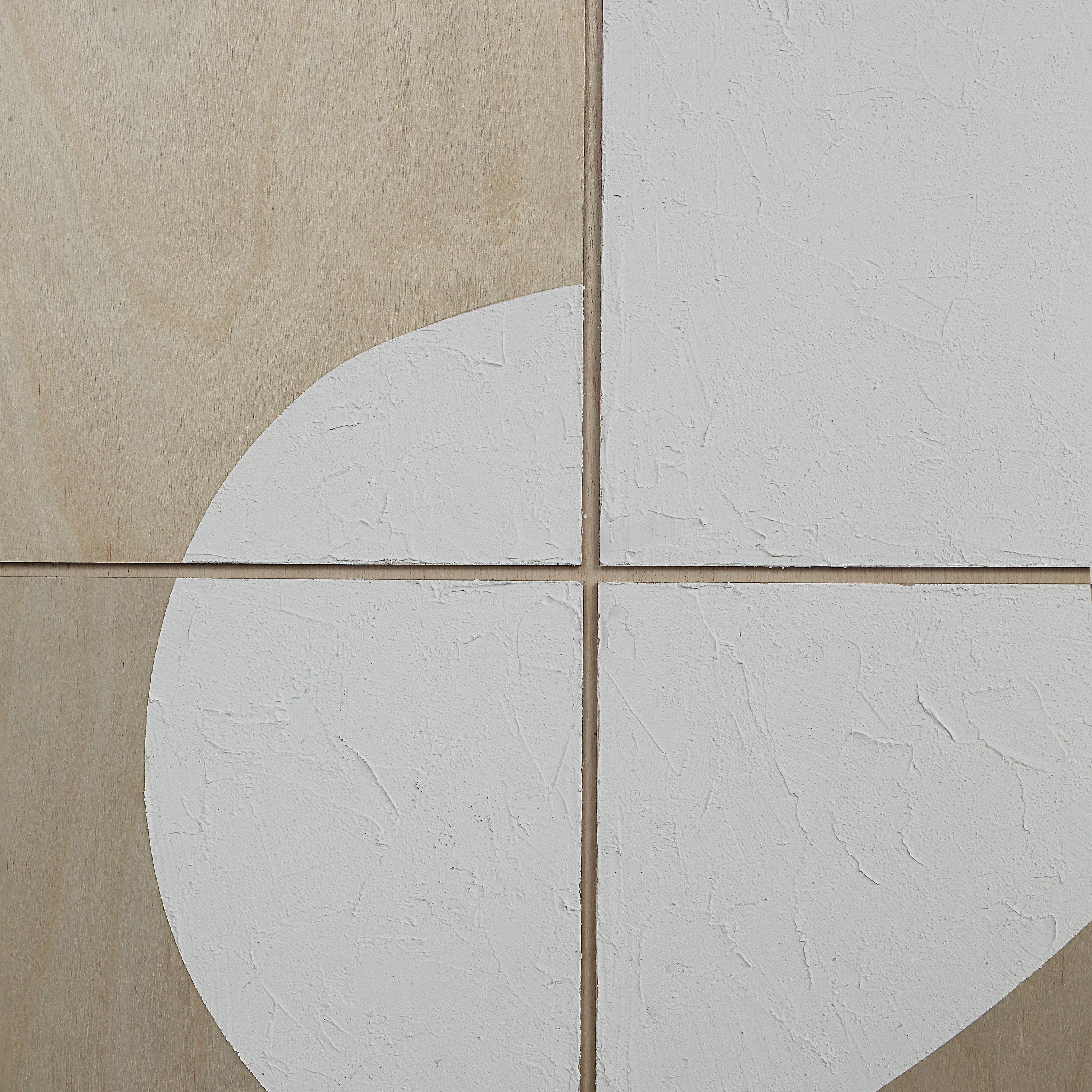 Erula 48" Wide Wall Art, Matte White-Wall Art-DECOROLALA