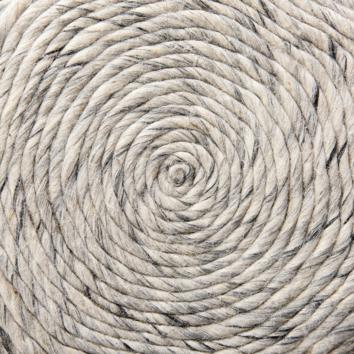 Esfera 17.7L x 15.7W x 15.7H Beige Chevron Woven Round Pouf-Poufs-DECOROLALA
