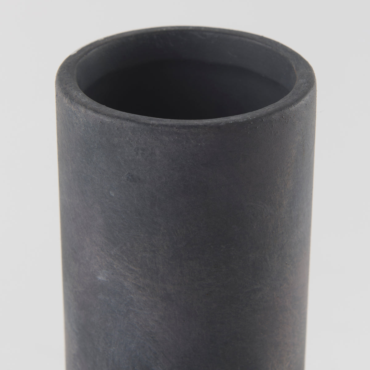 Esme 4.5L x 4.5W x 10.4H Whitewashed Ceramic Vase-Vase-DECOROLALA
