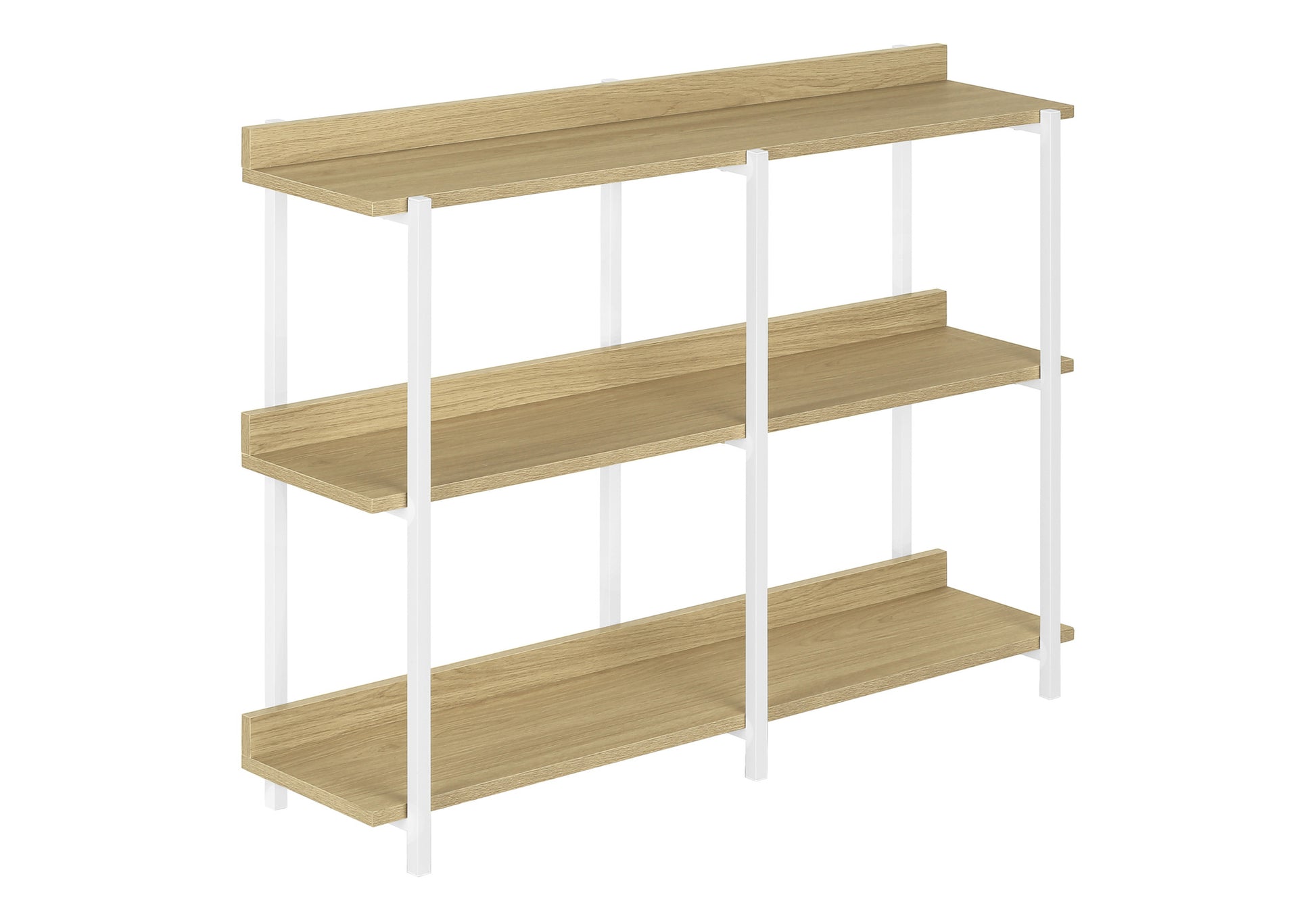 Espresso Console Table 47.25"L with 3-Tier Shelving-Accent Table-DECOROLALA