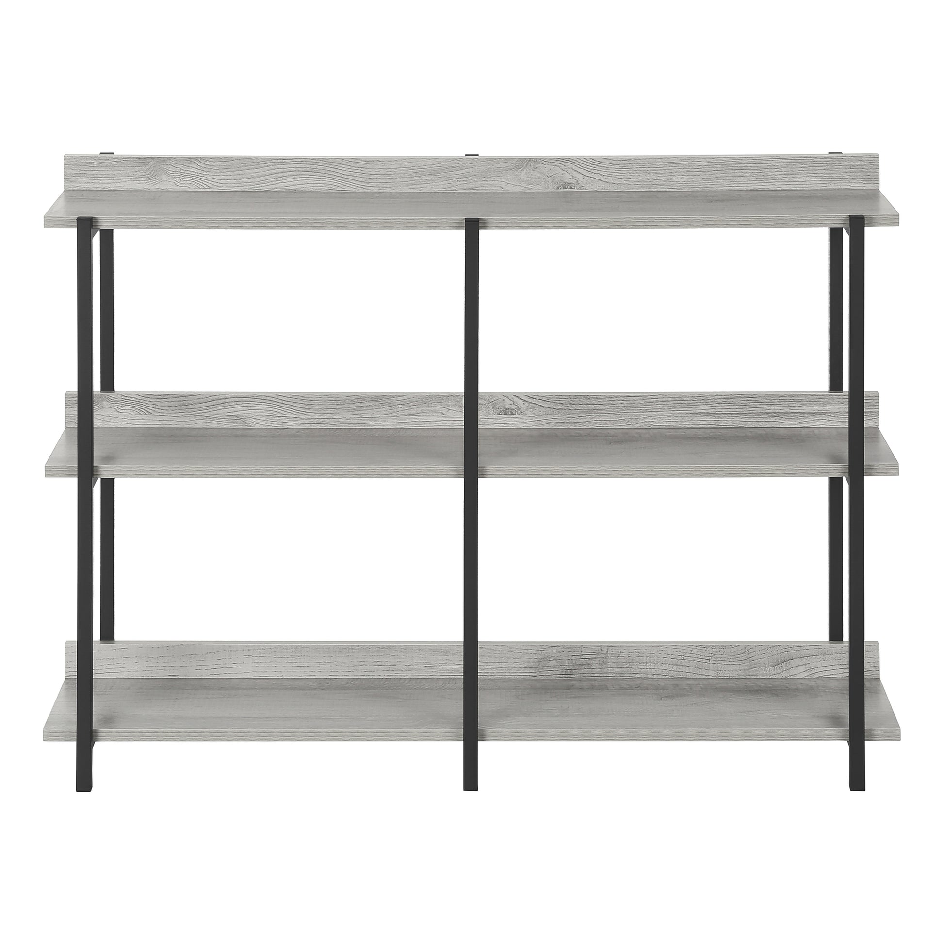 Espresso Console Table 47.25"L with 3-Tier Shelving-Accent Table-DECOROLALA