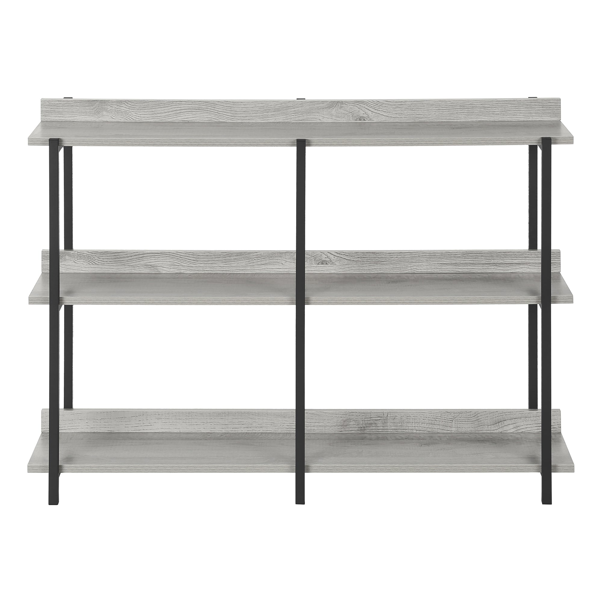 Espresso Console Table 47.25"L with 3-Tier Shelving-Accent Table-DECOROLALA