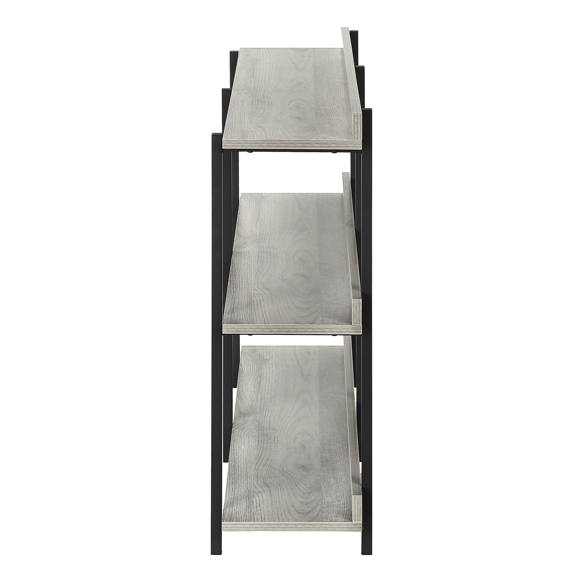 Espresso Console Table 47.25"L with 3-Tier Shelving-Accent Table-DECOROLALA
