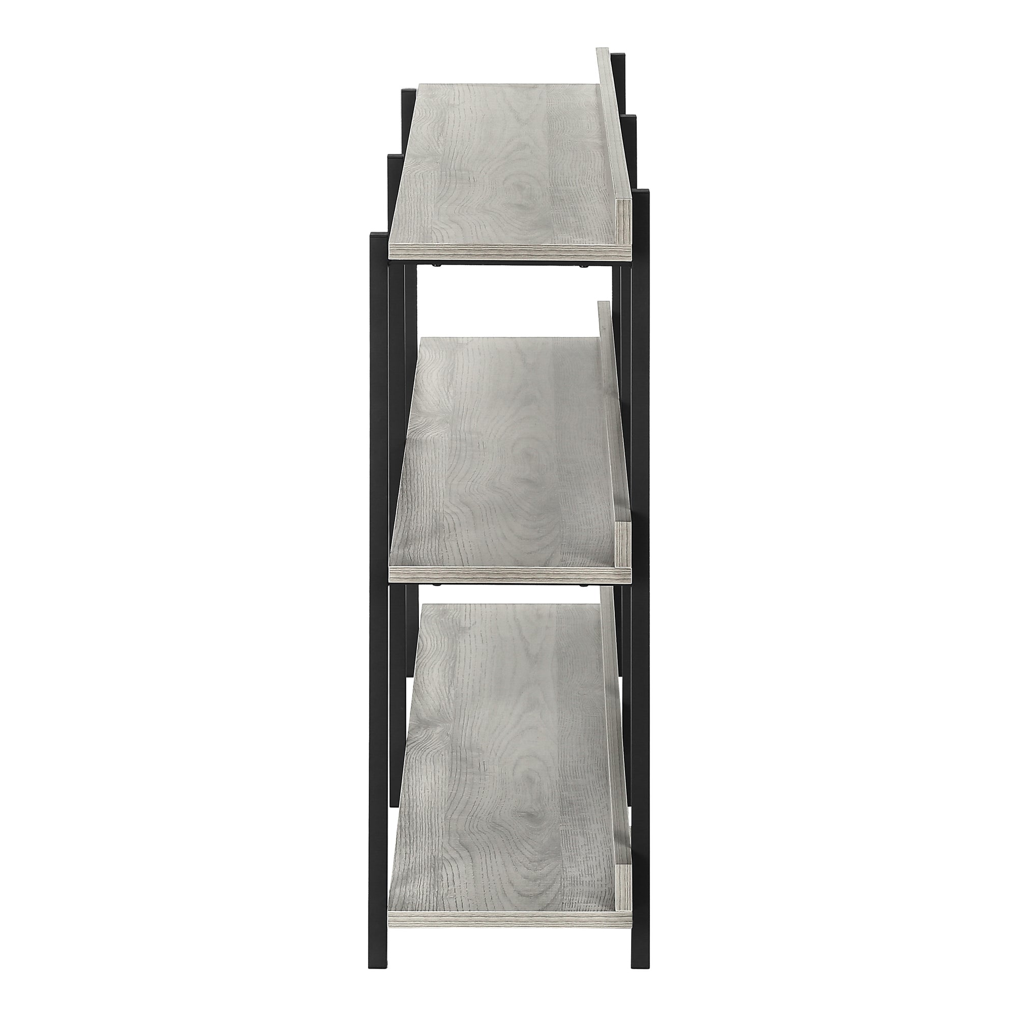 Espresso Console Table 47.25"L with 3-Tier Shelving-Accent Table-DECOROLALA