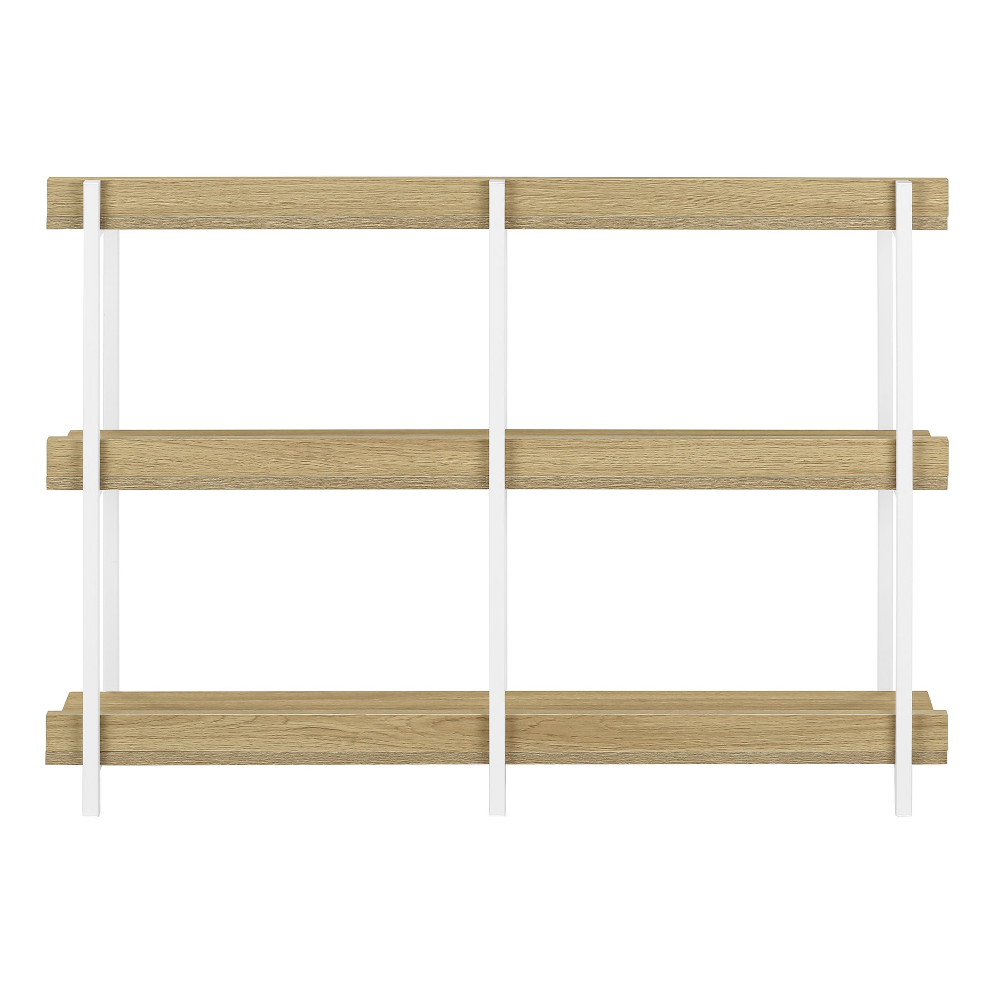 Espresso Console Table 47.25"L with 3-Tier Shelving-Accent Table-DECOROLALA