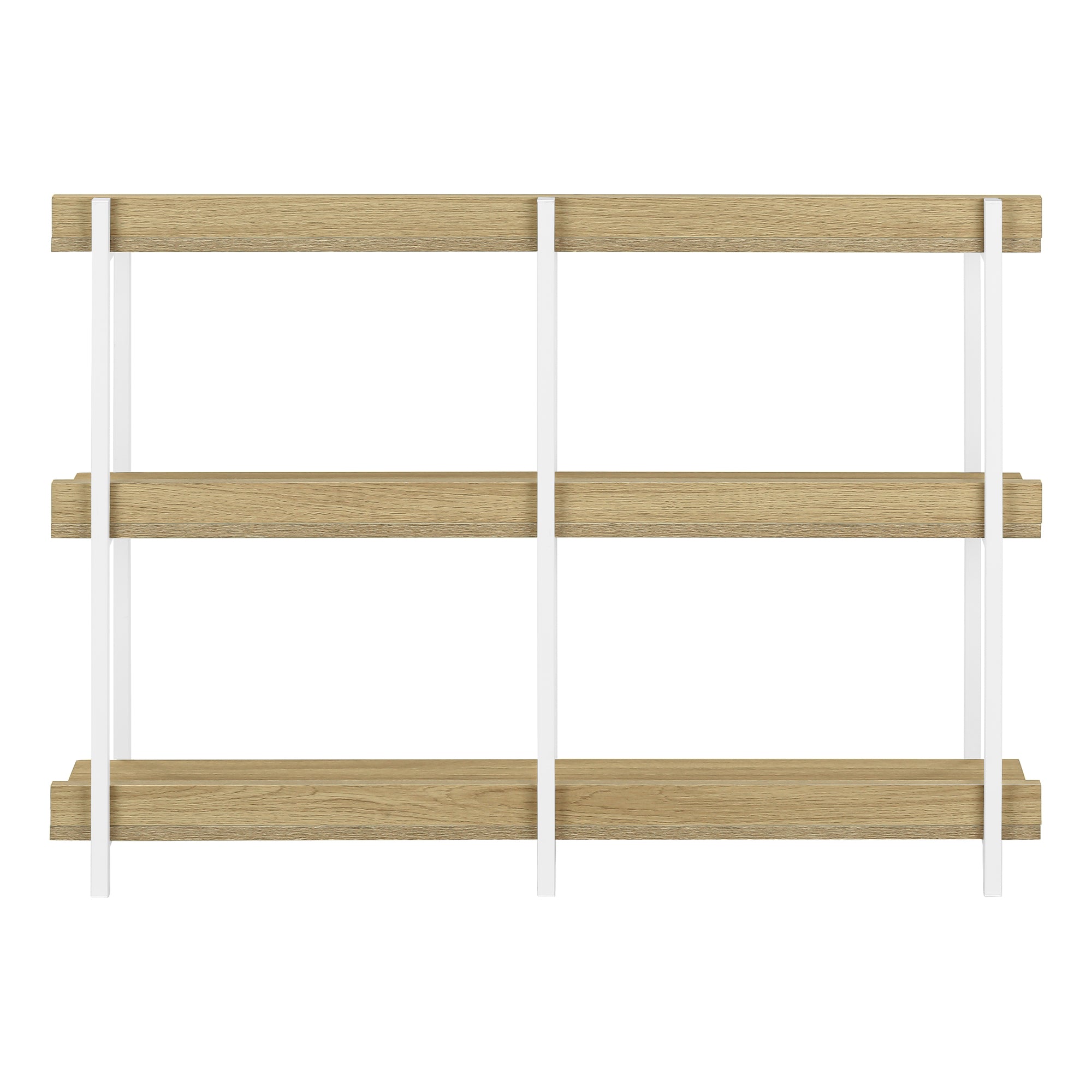 Espresso Console Table 47.25"L with 3-Tier Shelving-Accent Table-DECOROLALA