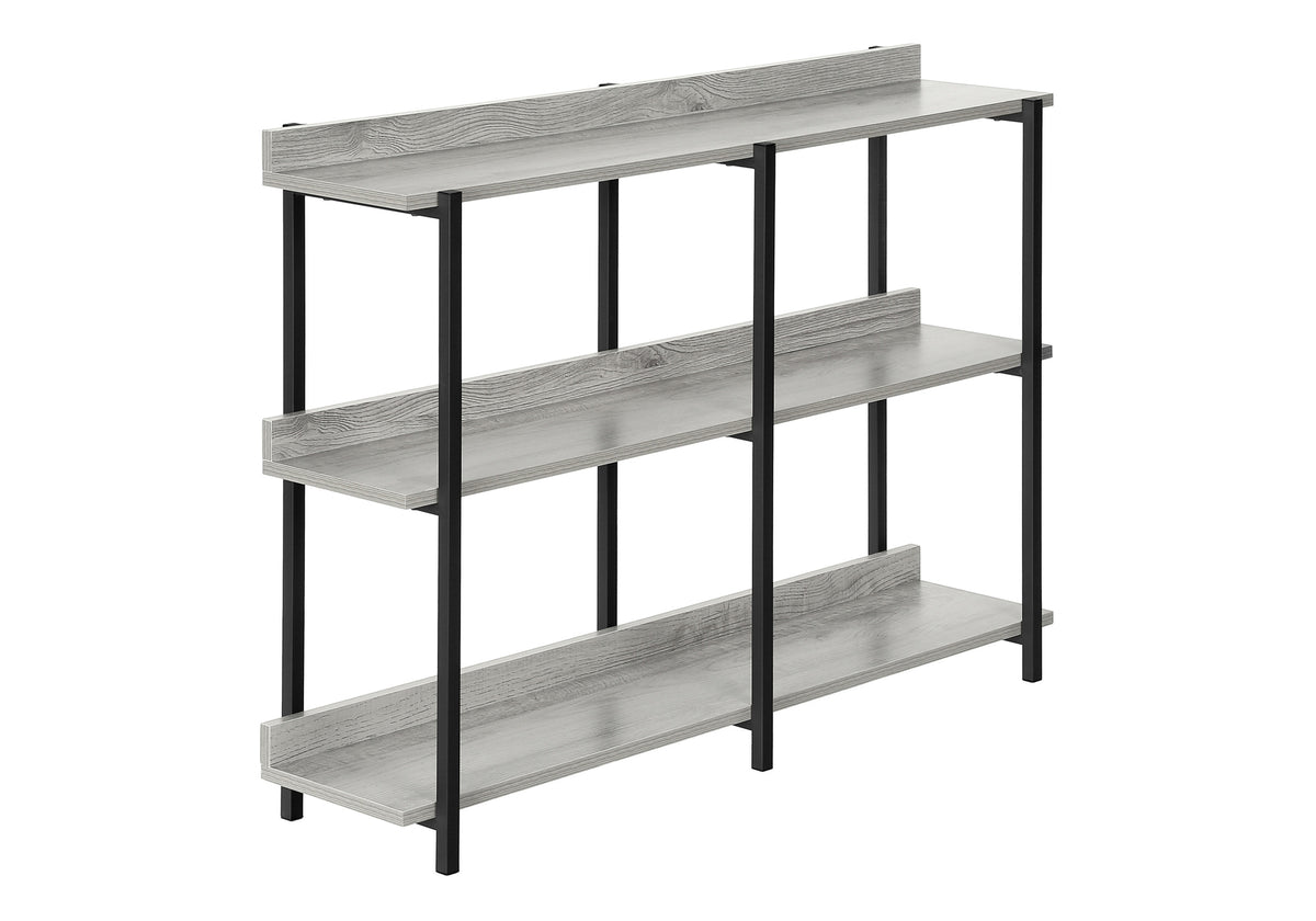 Espresso Console Table 47.25"L with 3-Tier Shelving-Accent Tables-DECOROLALA