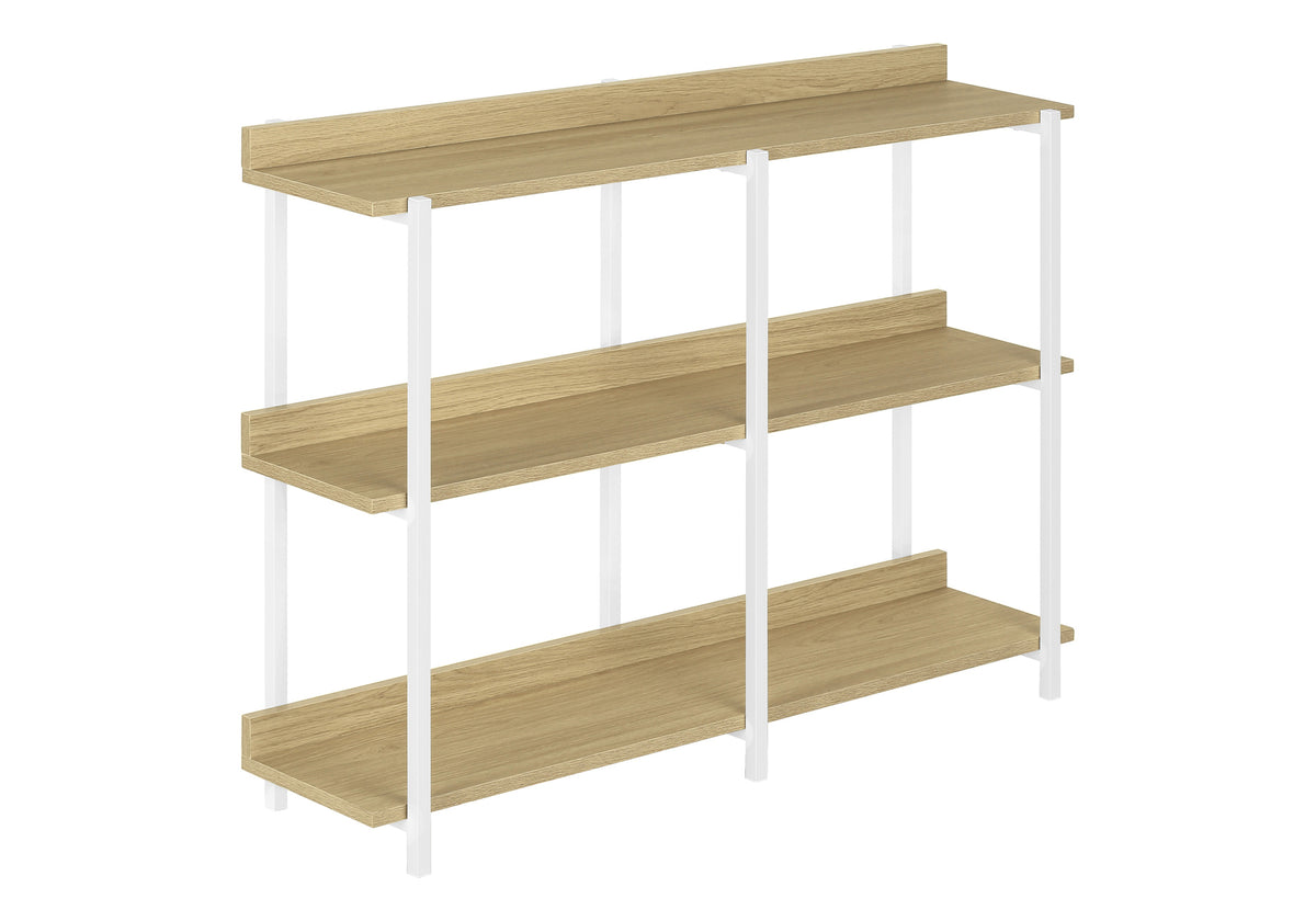 Espresso Console Table 47.25"L with 3-Tier Shelving-Accent Tables-DECOROLALA