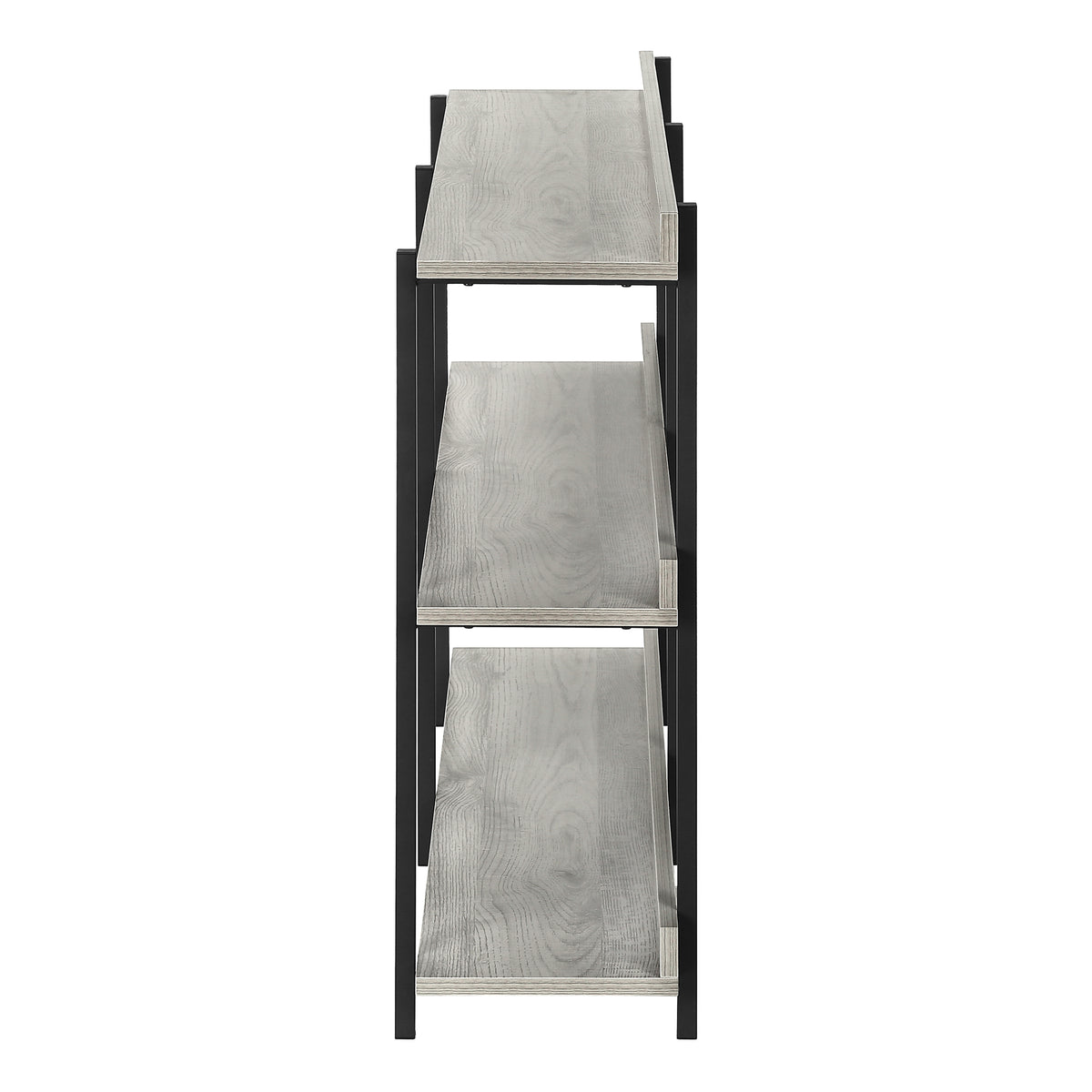 Espresso Console Table 47.25"L with 3-Tier Shelving-Accent Tables-DECOROLALA