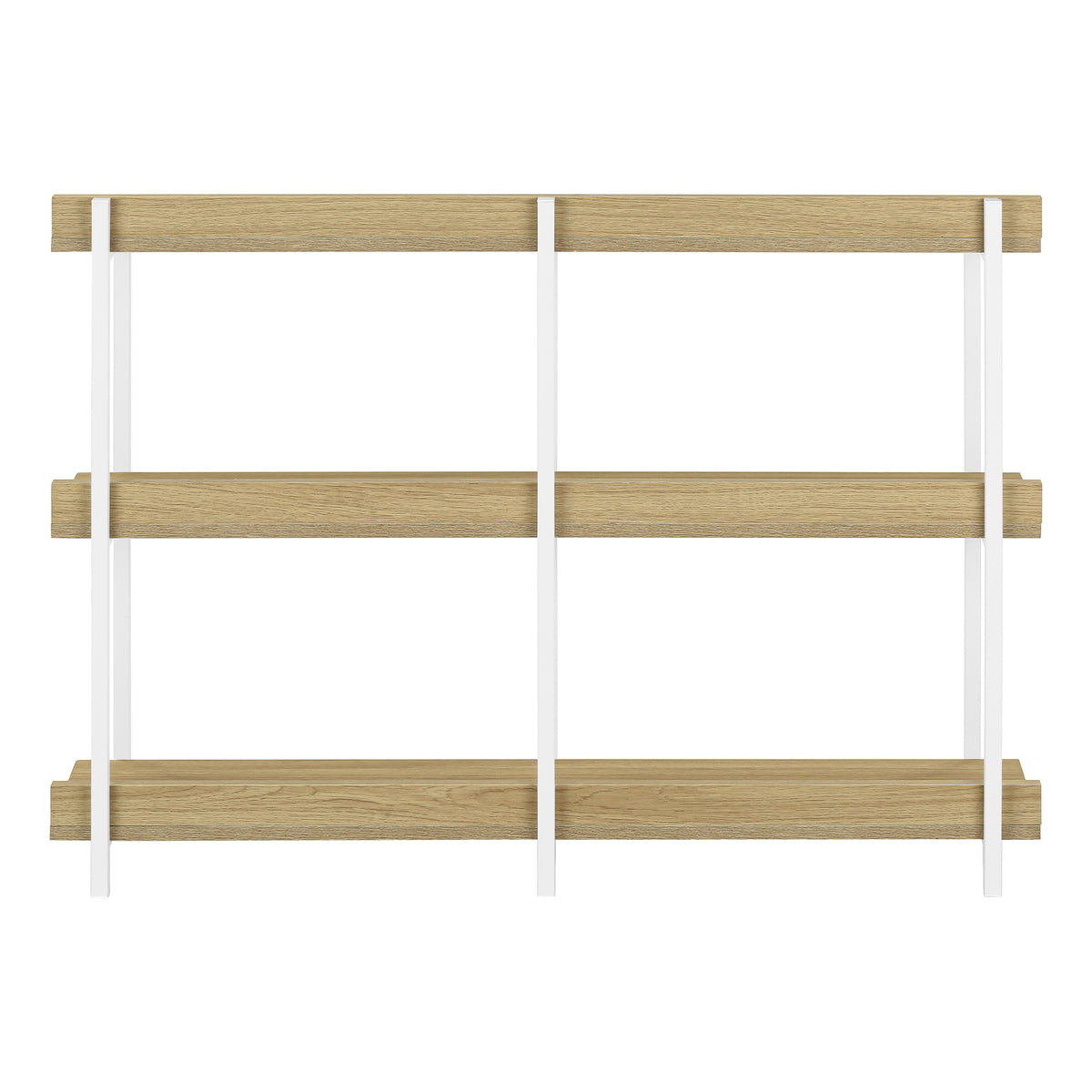 Espresso Console Table 47.25"L with 3-Tier Shelving-Accent Tables-DECOROLALA