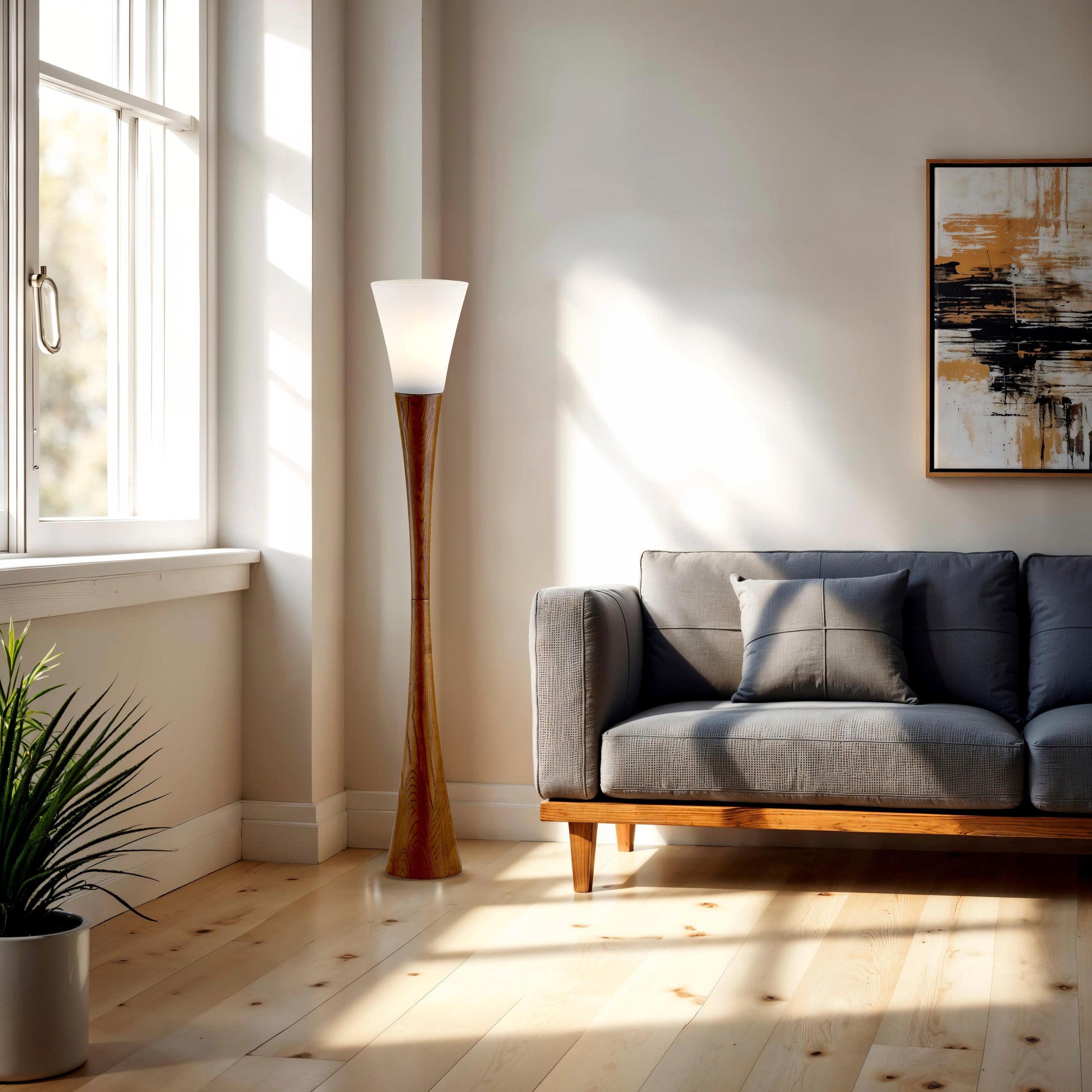 Espresso Floor Lamp-Lighting-DECOROLALA