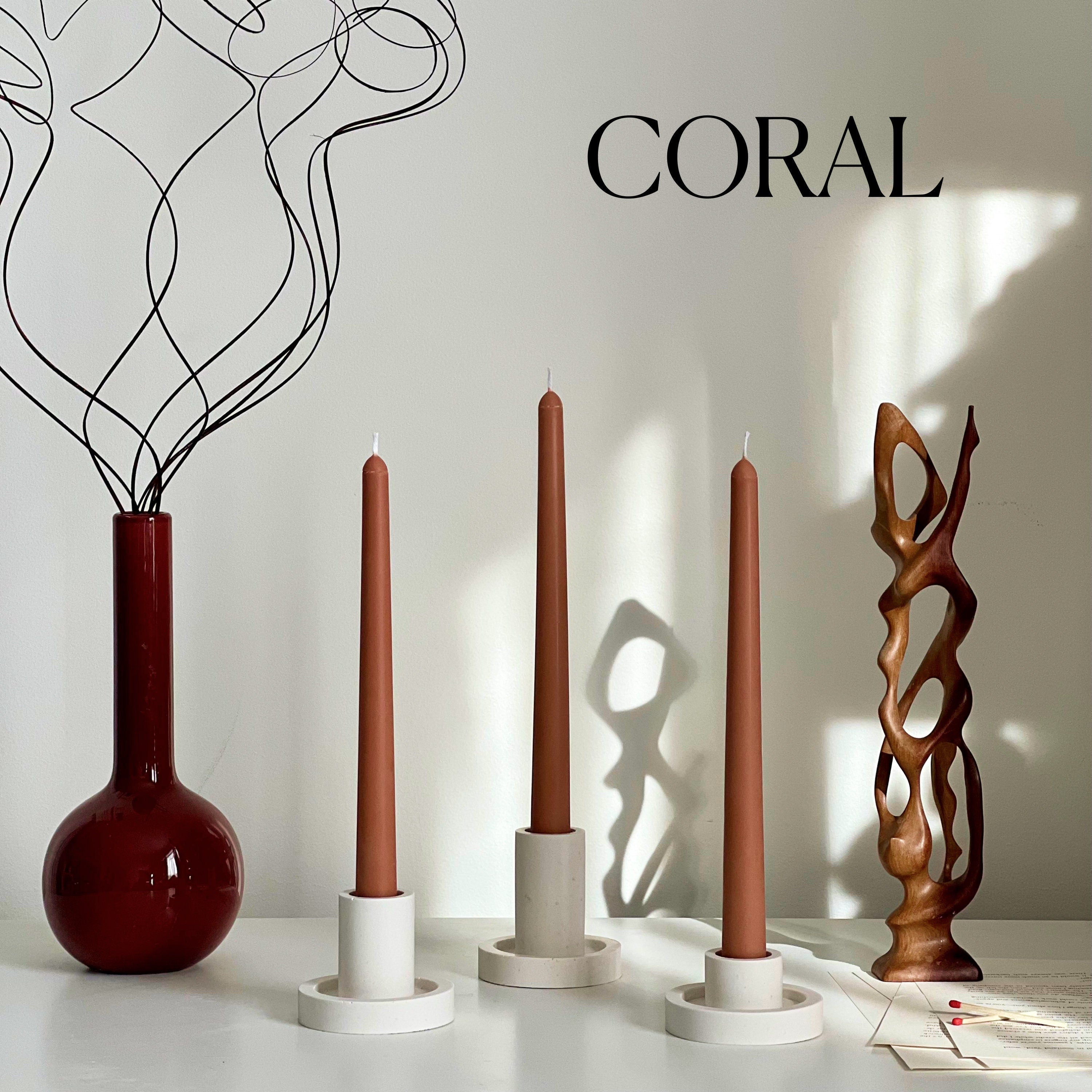 Estelle Narrow Taper Candle - 25.5cm Soy Wax-Candle-DECOROLALA