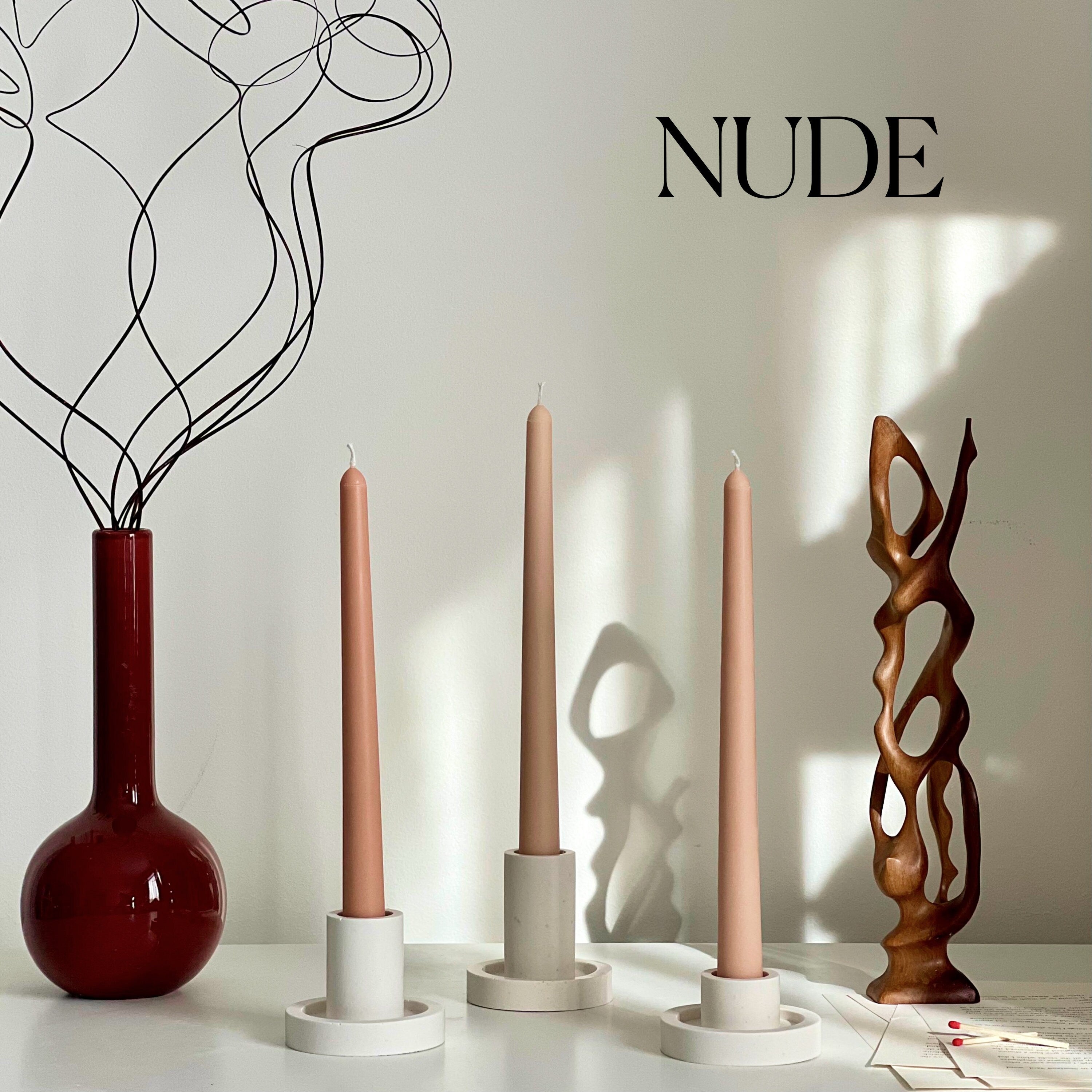 Estelle Narrow Taper Candle - 25.5cm Soy Wax-Candle-DECOROLALA