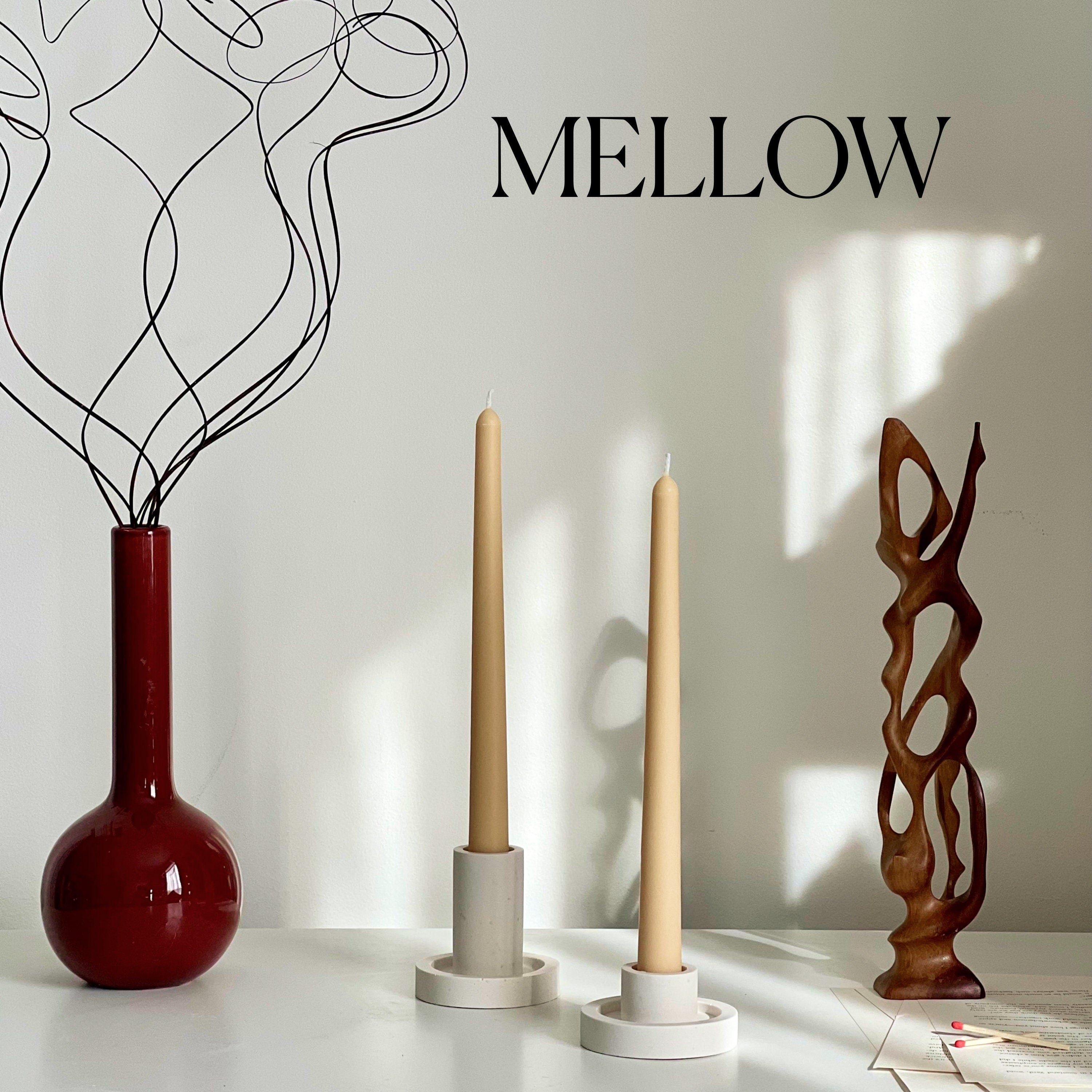 Estelle Narrow Taper Candle - 25.5cm Soy Wax-Candle-DECOROLALA