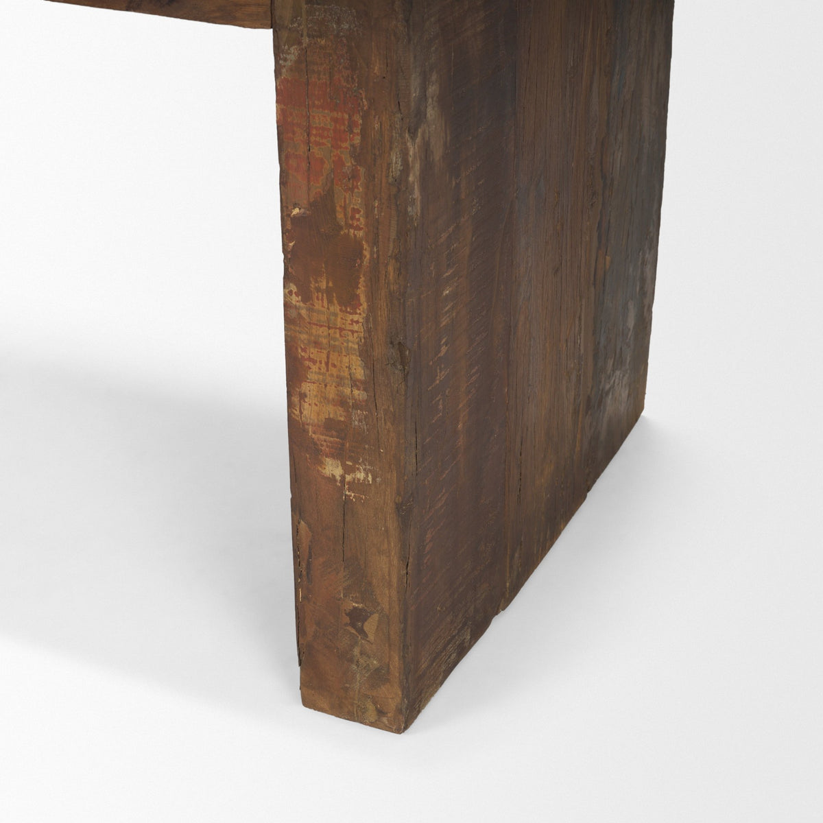 Estelle Rustic Brown Reclaimed Wood Bench-Benches-DECOROLALA