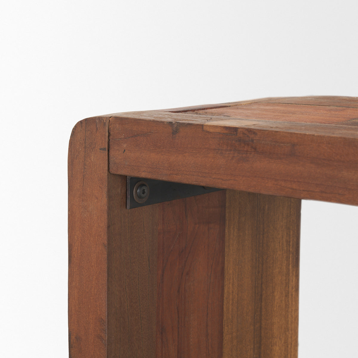 Estelle Rustic Brown Reclaimed Wood Console Table-Console Tables-DECOROLALA