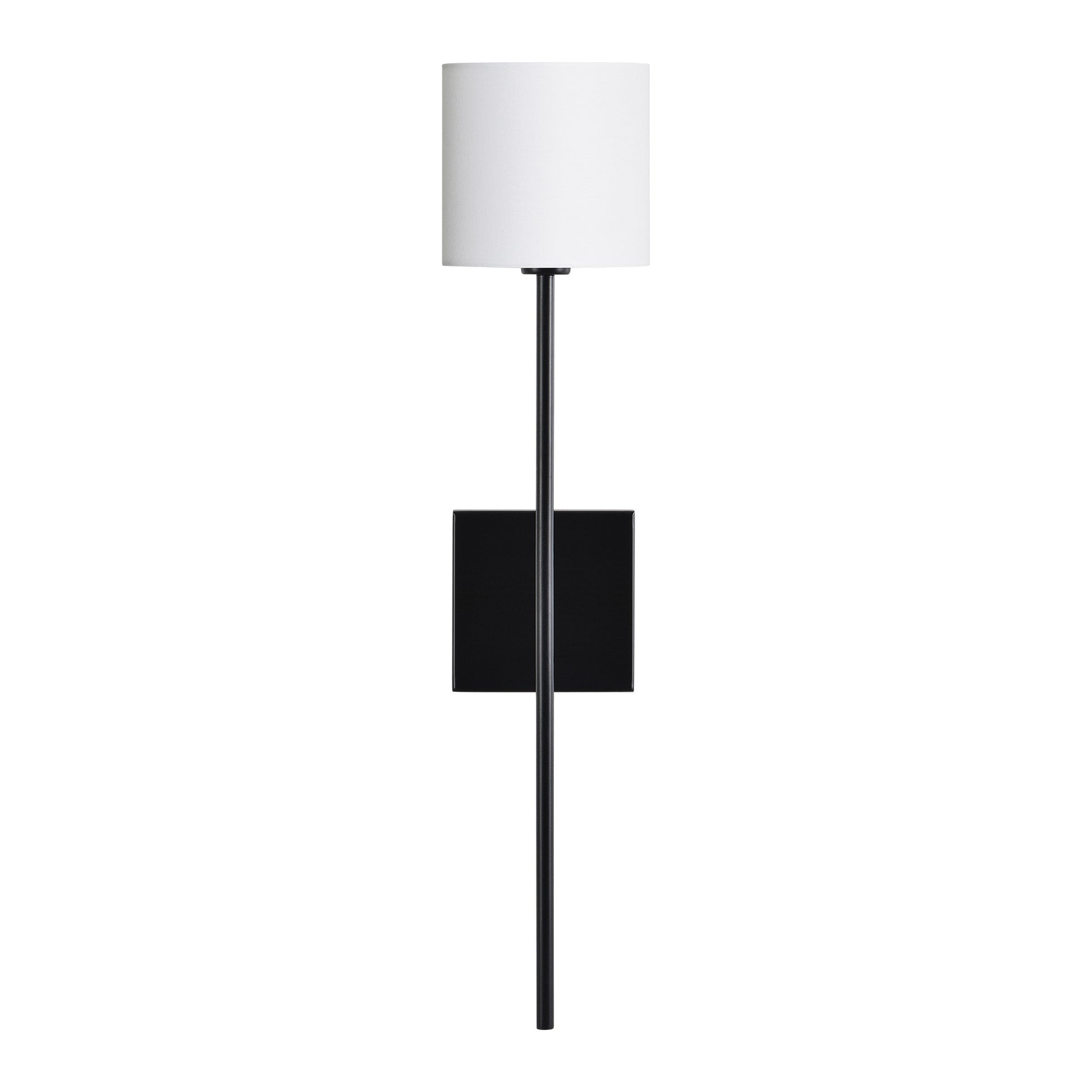 Eunices 24" Wall Sconce, Black and White-Wall Sconce-DECOROLALA