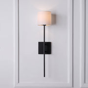 Eunices 24" Wall Sconce, Black and White-Wall Sconce-DECOROLALA