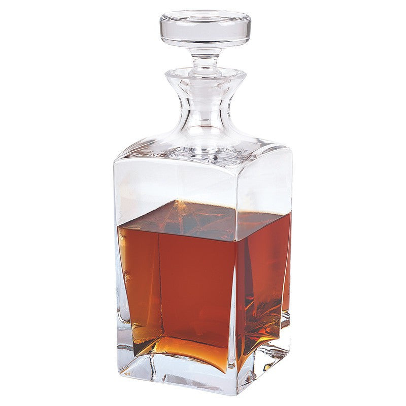 European Mouth Blown Lead Free Crystal Liquor Decanter-Barware and Drinkware-DECOROLALA