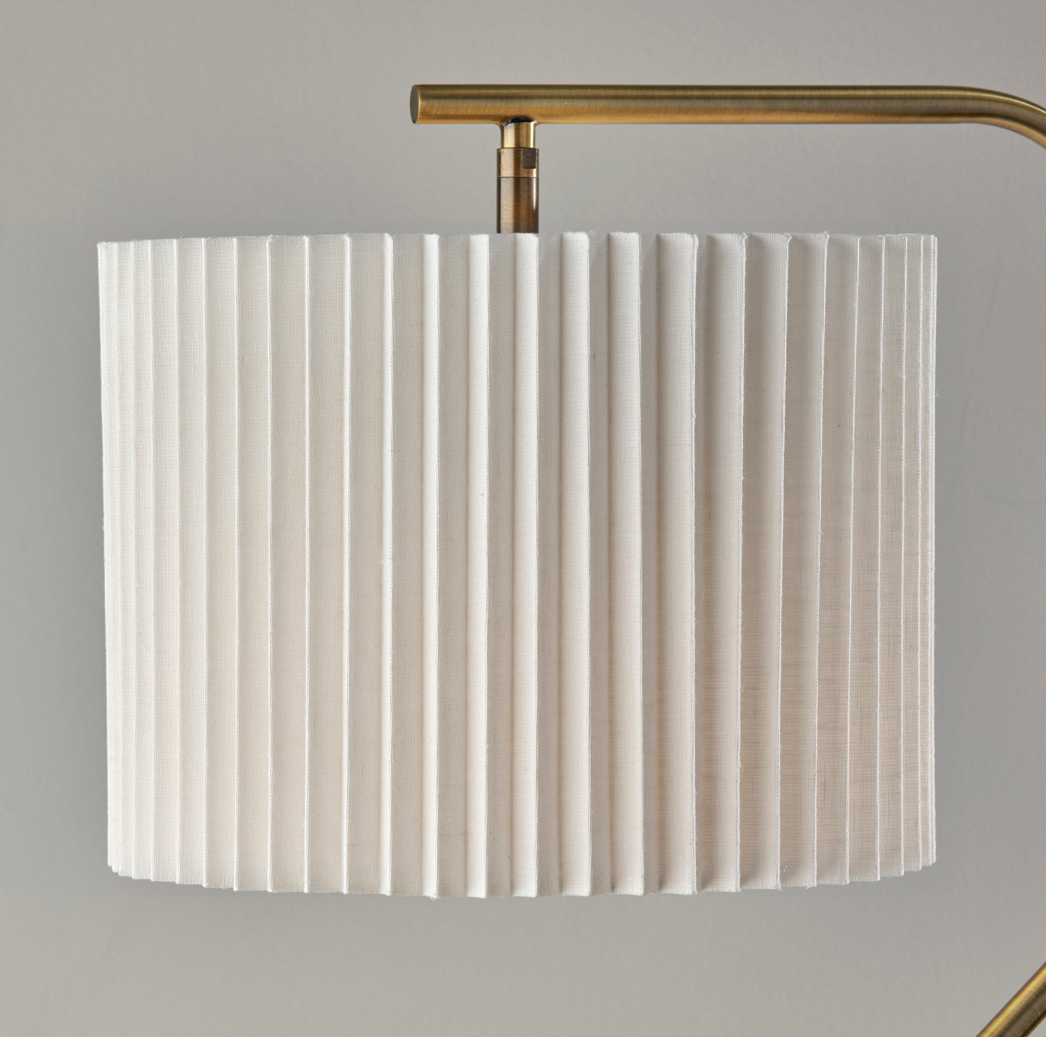 Evan Floor Lamp- Antique Brass-Lighting-DECOROLALA