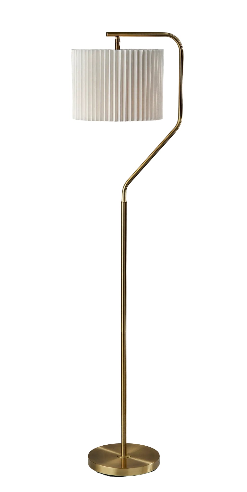Evan Floor Lamp- Antique Brass-Lighting-DECOROLALA