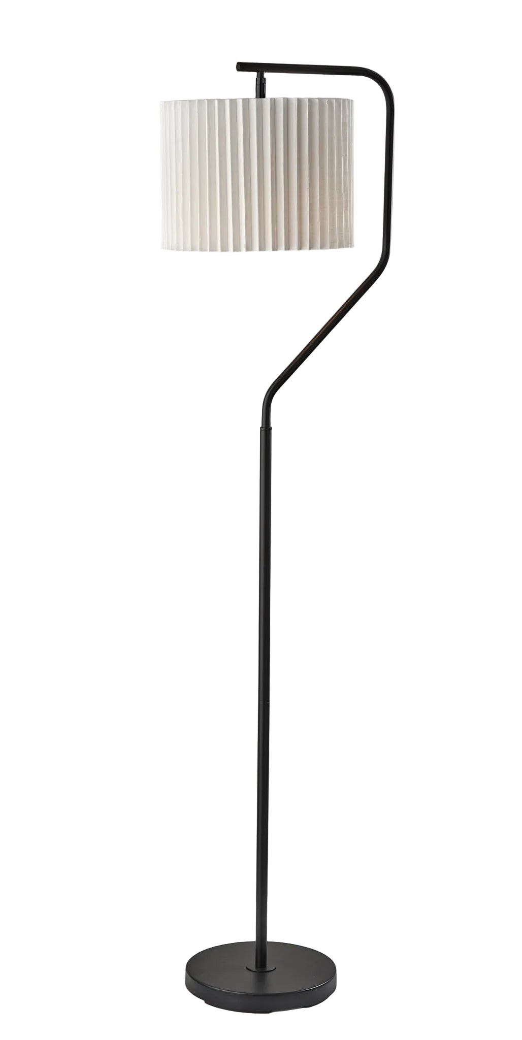 Evan Floor Lamp - Black 60" Contemporary-Lighting-DECOROLALA