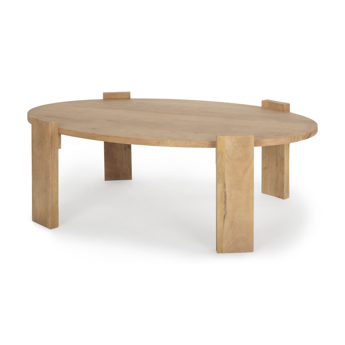 Evelyn Light Brown Oblong Coffee Table-Coffee Tables-DECOROLALA