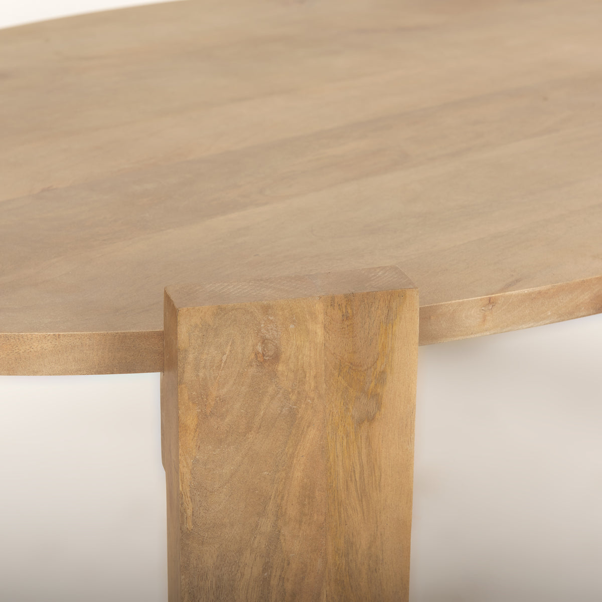 Evelyn Light Brown Oblong Coffee Table-Coffee Tables-DECOROLALA