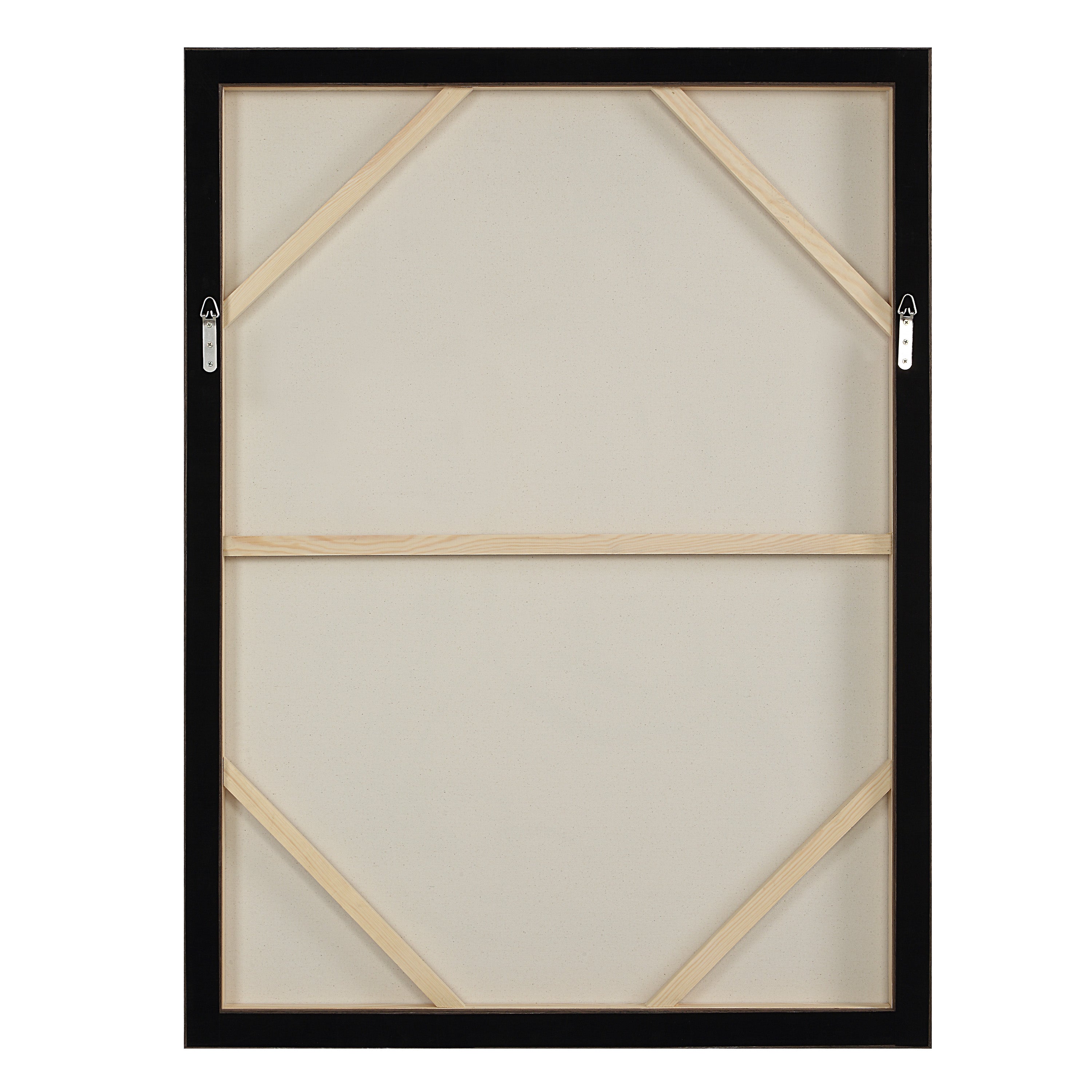 Evelyne 48" H x 36" W Canvas Art, White-Canvas Art-DECOROLALA