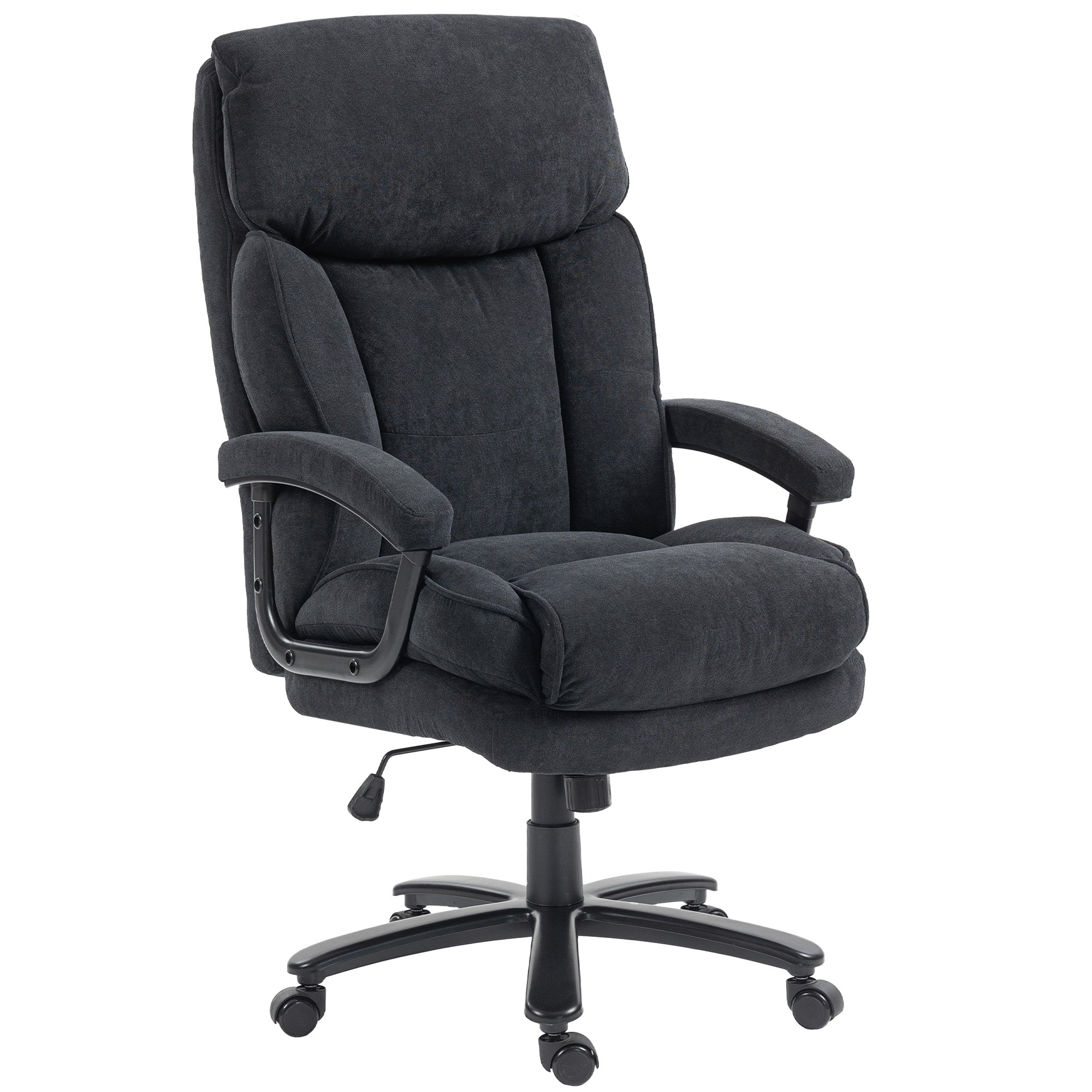 Executive Office Chair - Big and Tall 440 lbs. Black-DECOROLALA