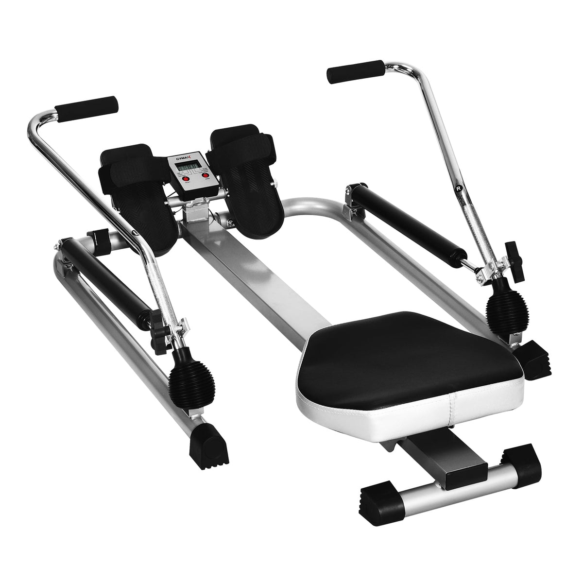 Exercise Adjustable Double Hydraulic Resistance Rowing Machine-Rowing Machines-DECOROLALA