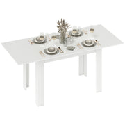 Extendable Dining Table 55.1x31.5 in, Oak Tone, Kitchen, 6-8 Guests-DECOROLALA