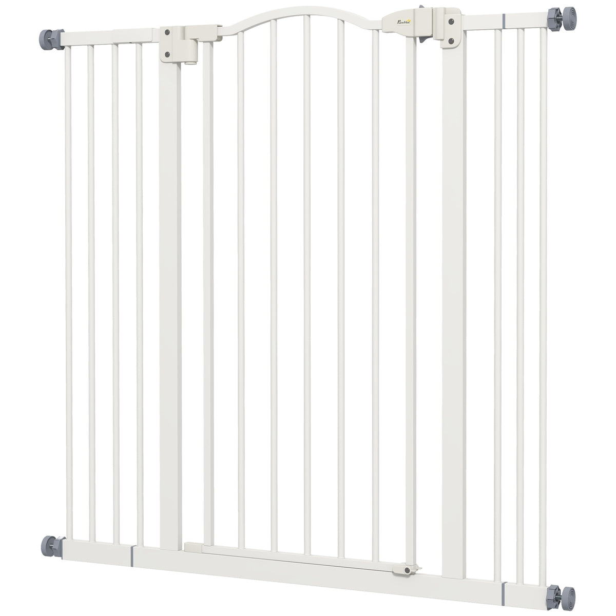 Extra Tall Pressure Fit Dog Gate - White 29"-39" Wide 37" High-Dogs-DECOROLALA