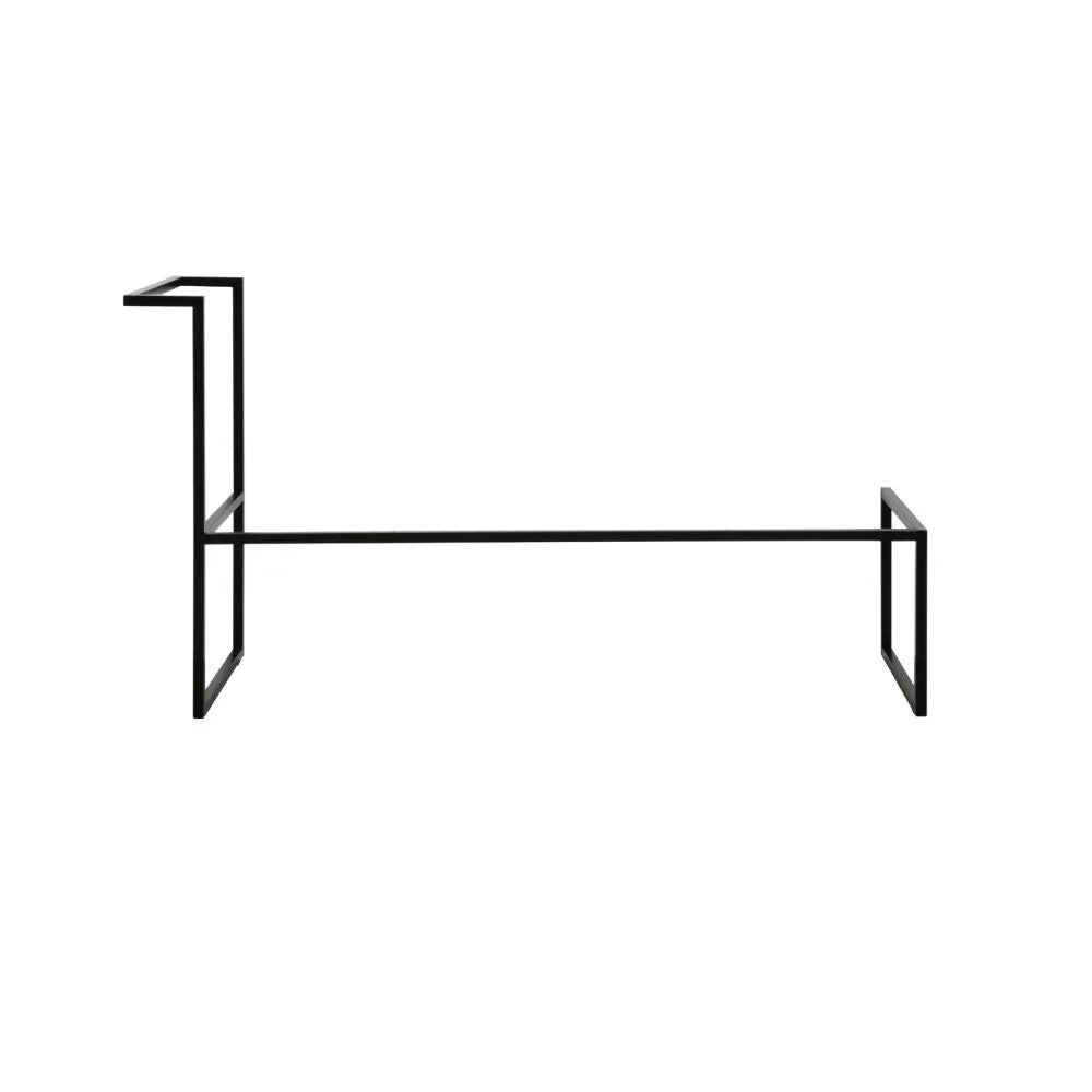 52" Matte Black Metal Stainless Steel Frame for Wall-Mounted Vanities - 1320*449*790